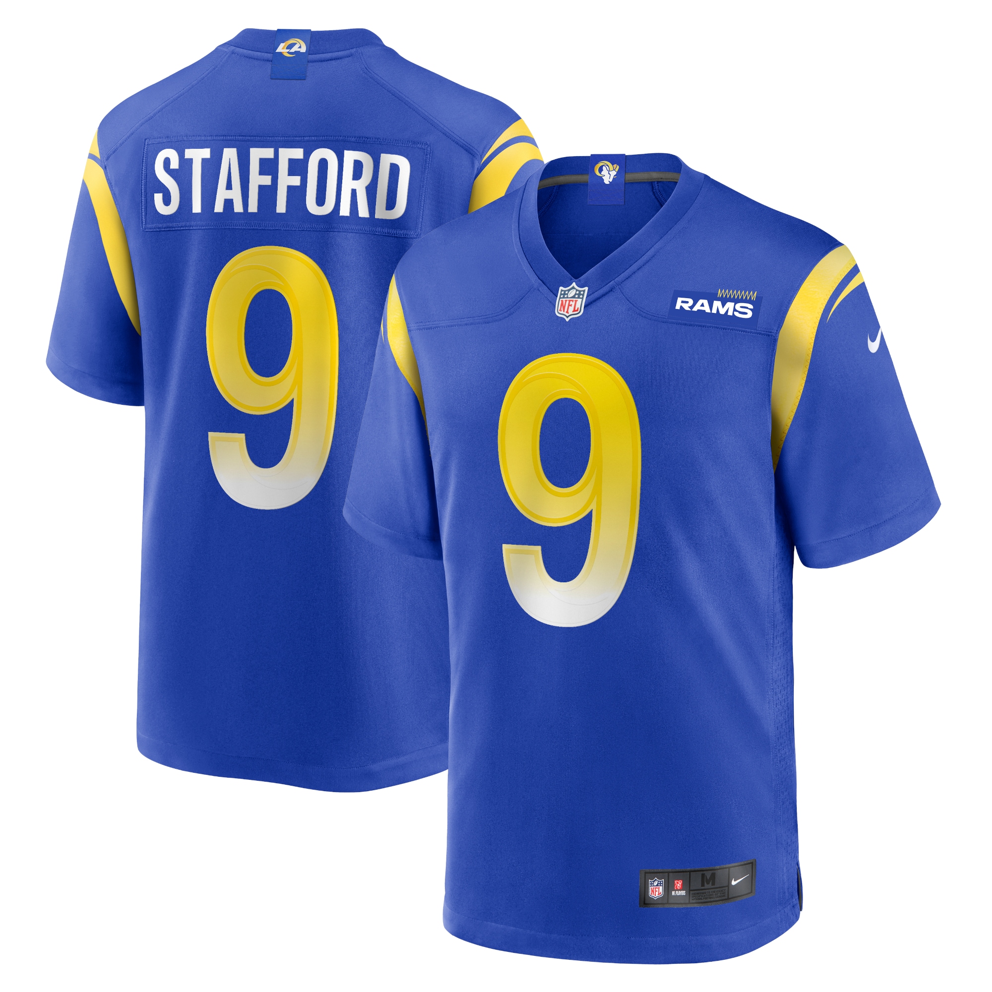 Matthew Stafford Los Angeles Rams Game Jersey - Royal