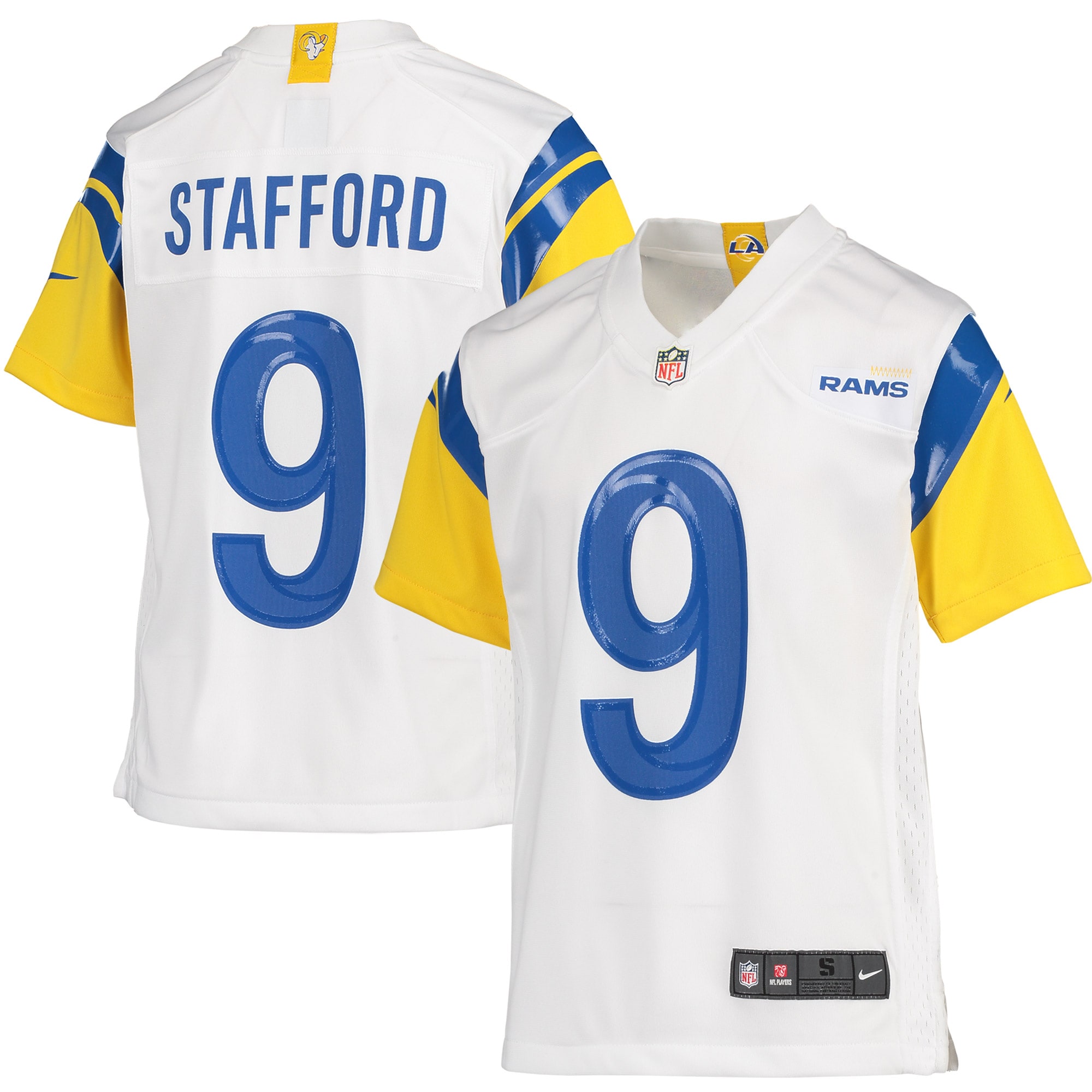 Matthew Stafford Los Angeles Rams Youth Game Jersey