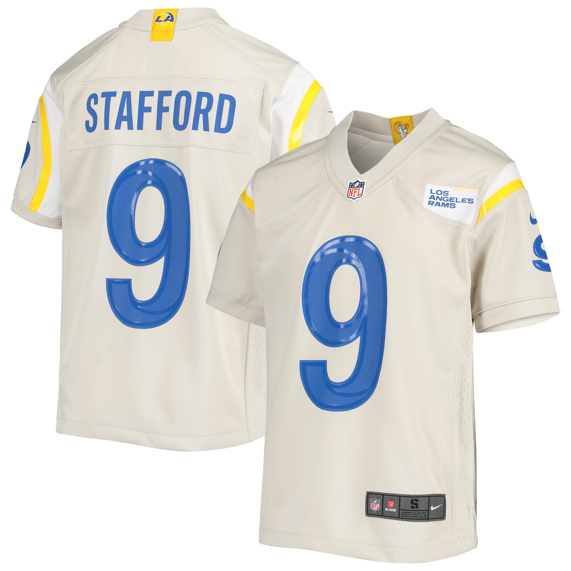 Matthew Stafford Los Angeles Rams Youth Game Jersey
