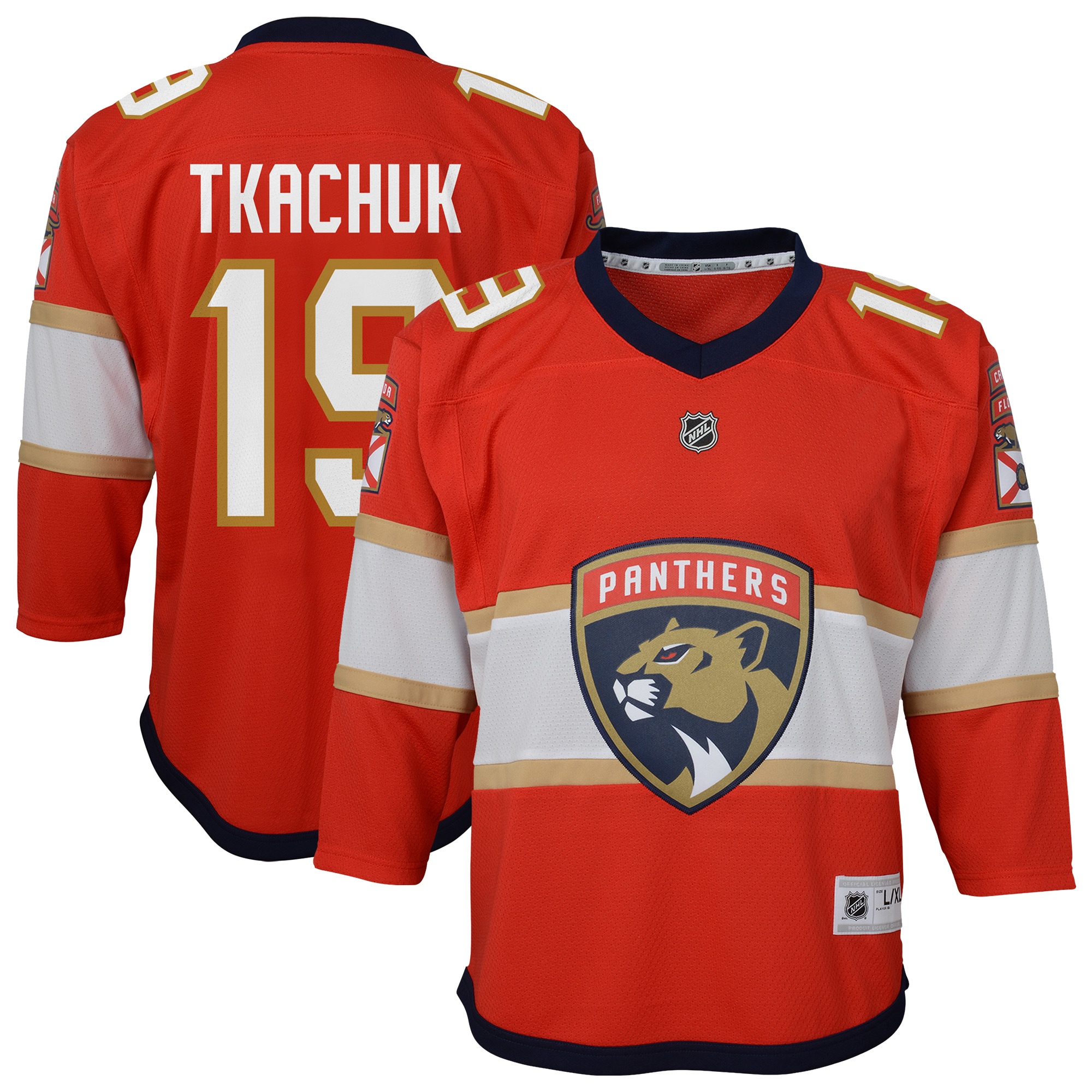 Matthew Tkachuk Florida Panthers Youth Home Player Jersey - Red