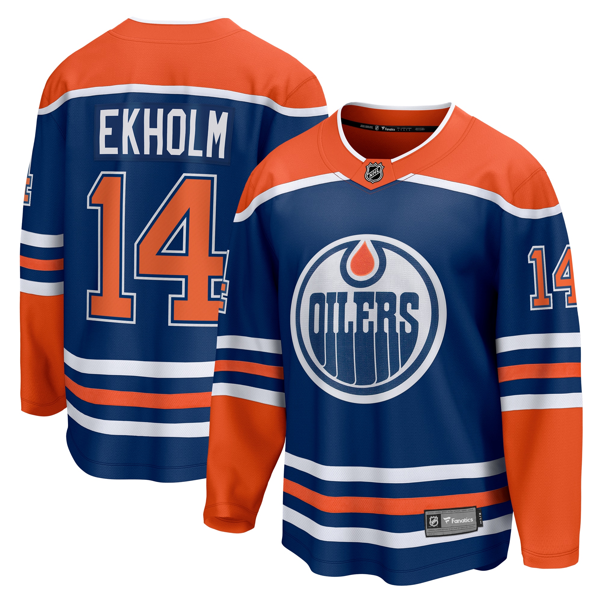 Mattias Ekholm Edmonton Oilers Fanatics Home Breakaway Jersey - Royal