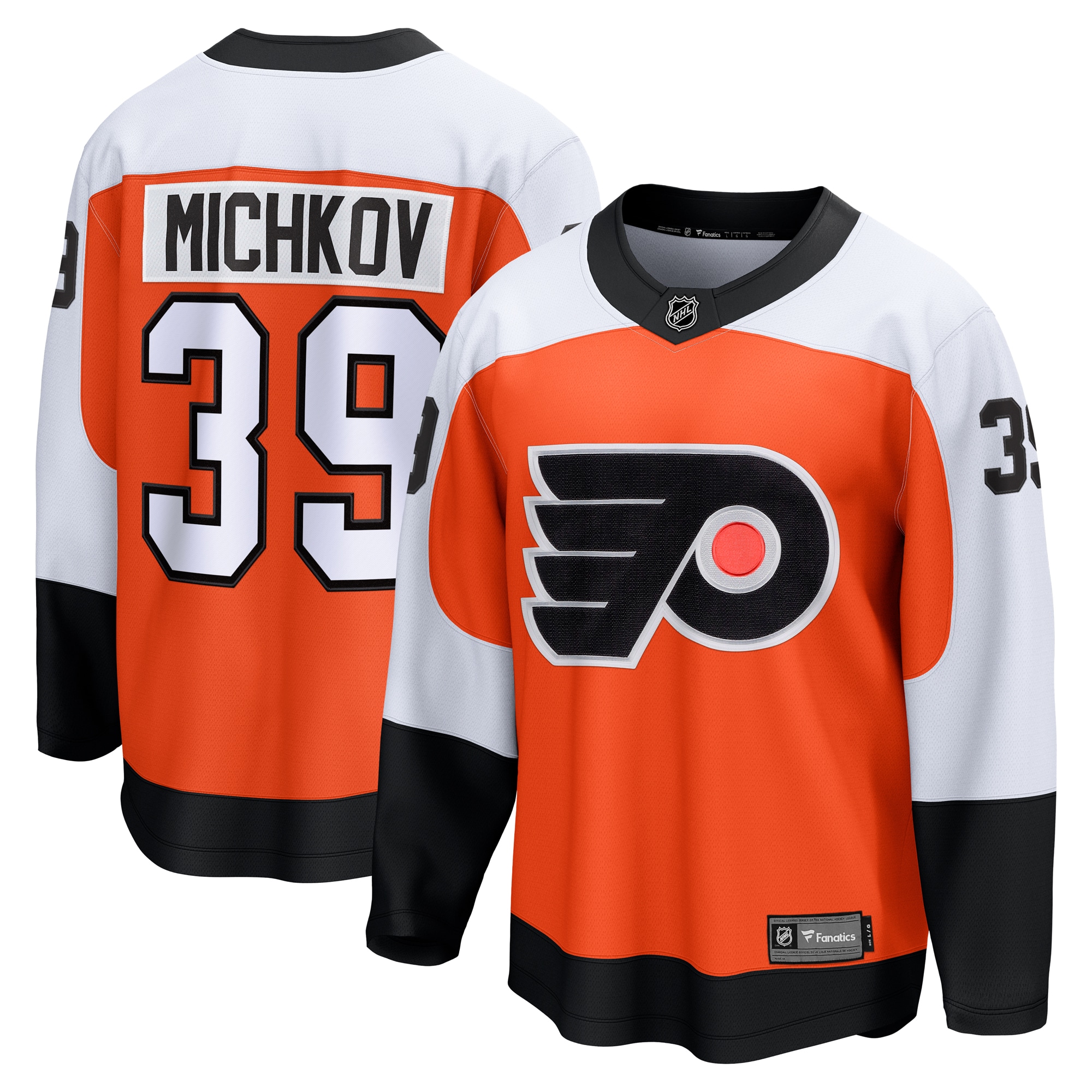 Matvei Michkov Philadelphia Flyers Fanatics Home Premier Breakaway Player Jersey - Orange