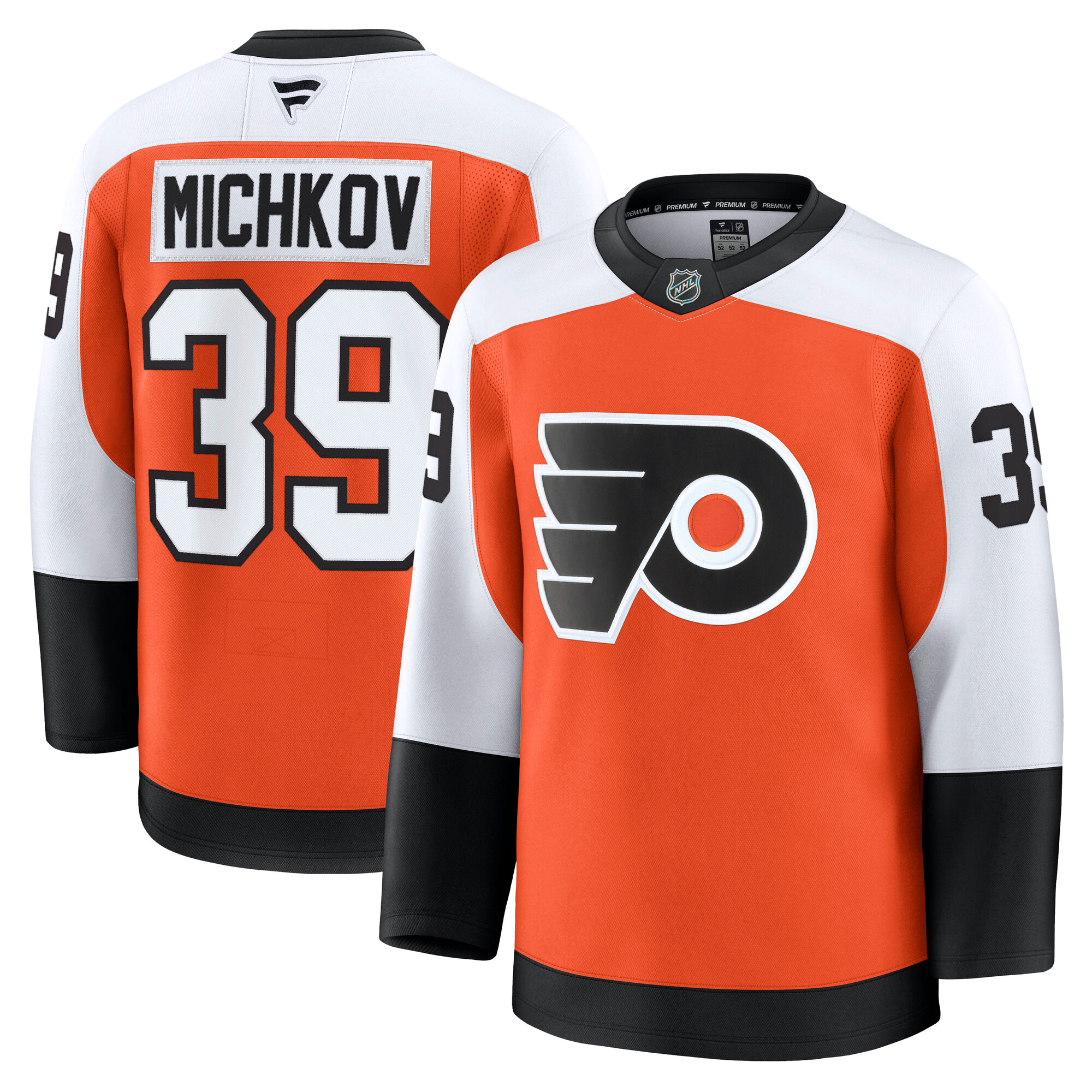 Matvei Michkov Philadelphia Flyers Fanatics Home Premium Jersey