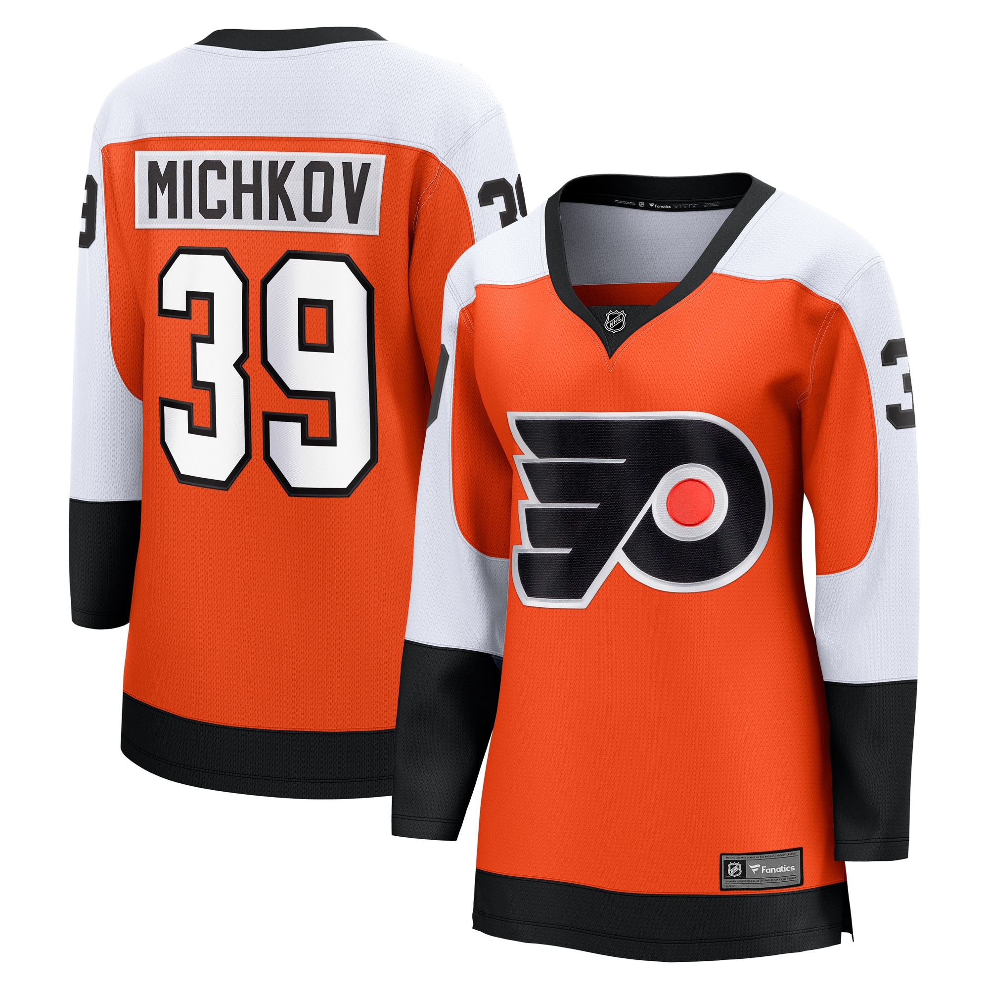 Matvei Michkov Philadelphia Flyers Fanatics Women's Home Premier Breakaway Player Jersey Breakaway Jersey - Orange