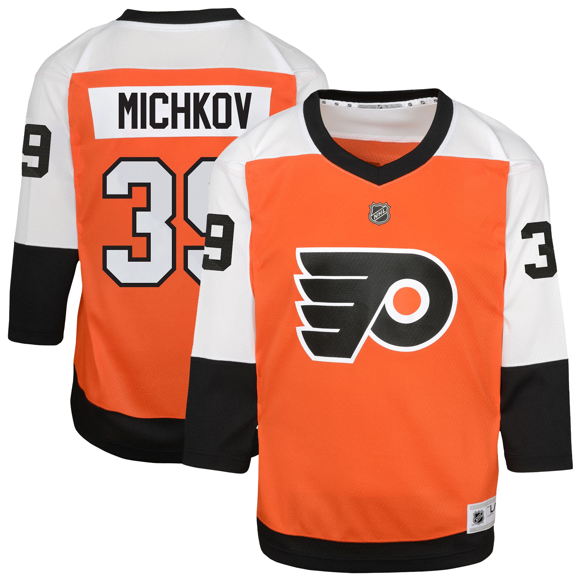 Matvei Michkov Philadelphia Flyers Youth Home Player Jersey - Orange