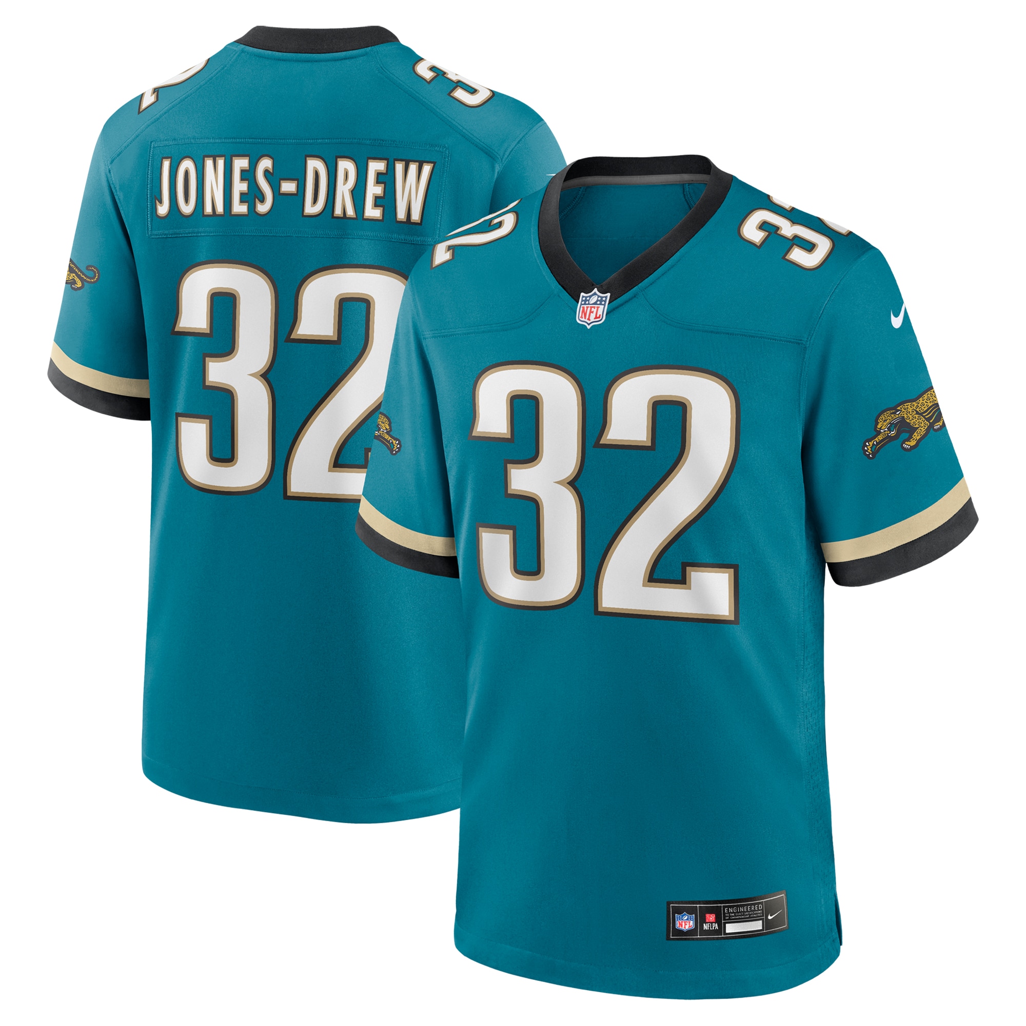 Maurice Jones-Drew Jacksonville Jaguars Retired Player Alternate Game Jersey - Teal