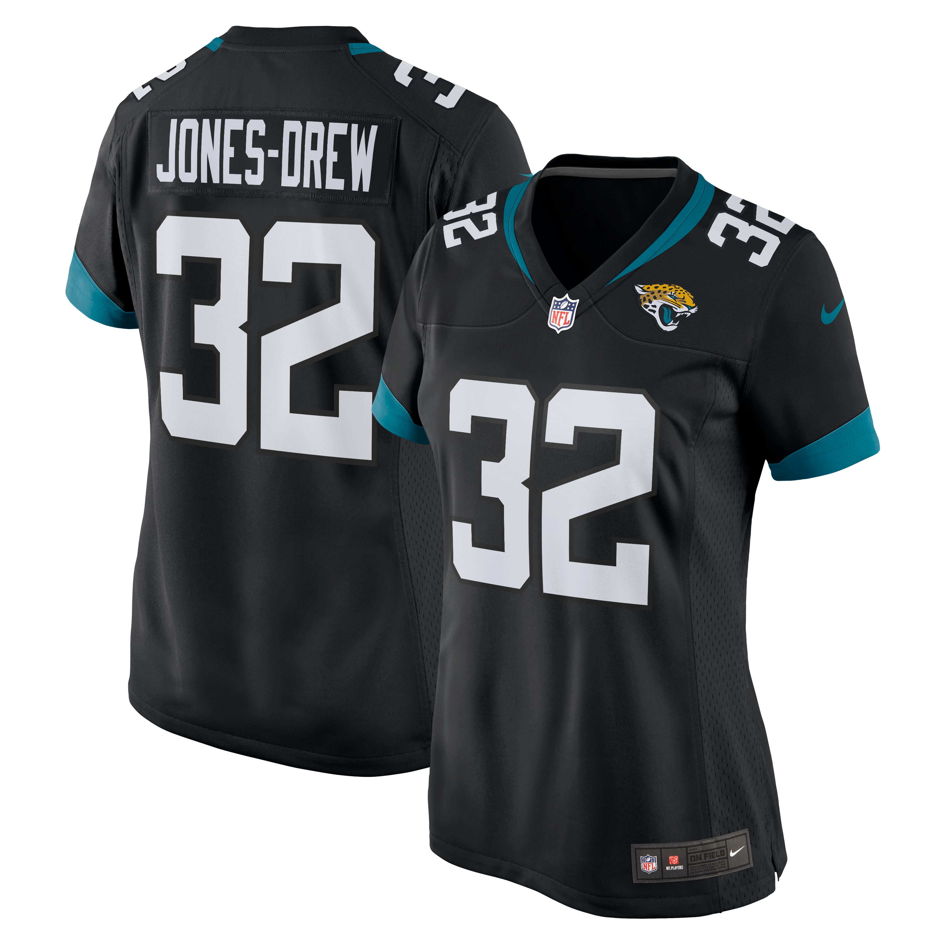 Maurice Jones-Drew Jacksonville Jaguars Women's Game Retired Player Jersey - Black
