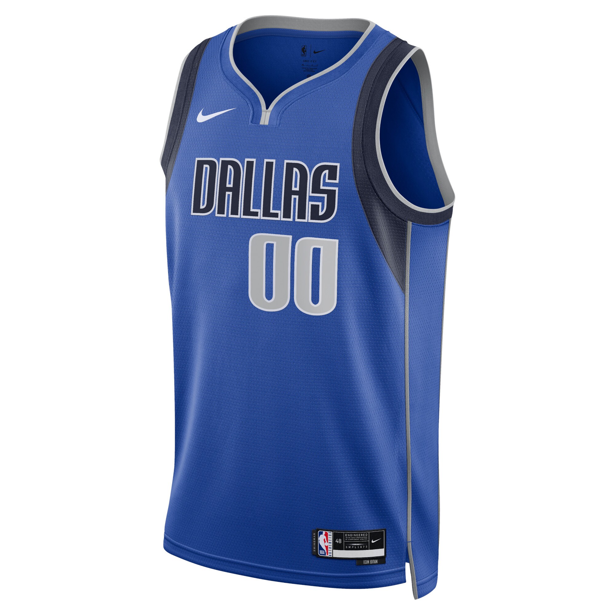 Alternative view of Mavericks Blue Custom Jersey nike - Nike Mavericks Blue Custom Jersey