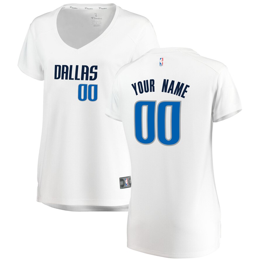 Mavericks White Custom Women’s T-Shirt - Fanatics