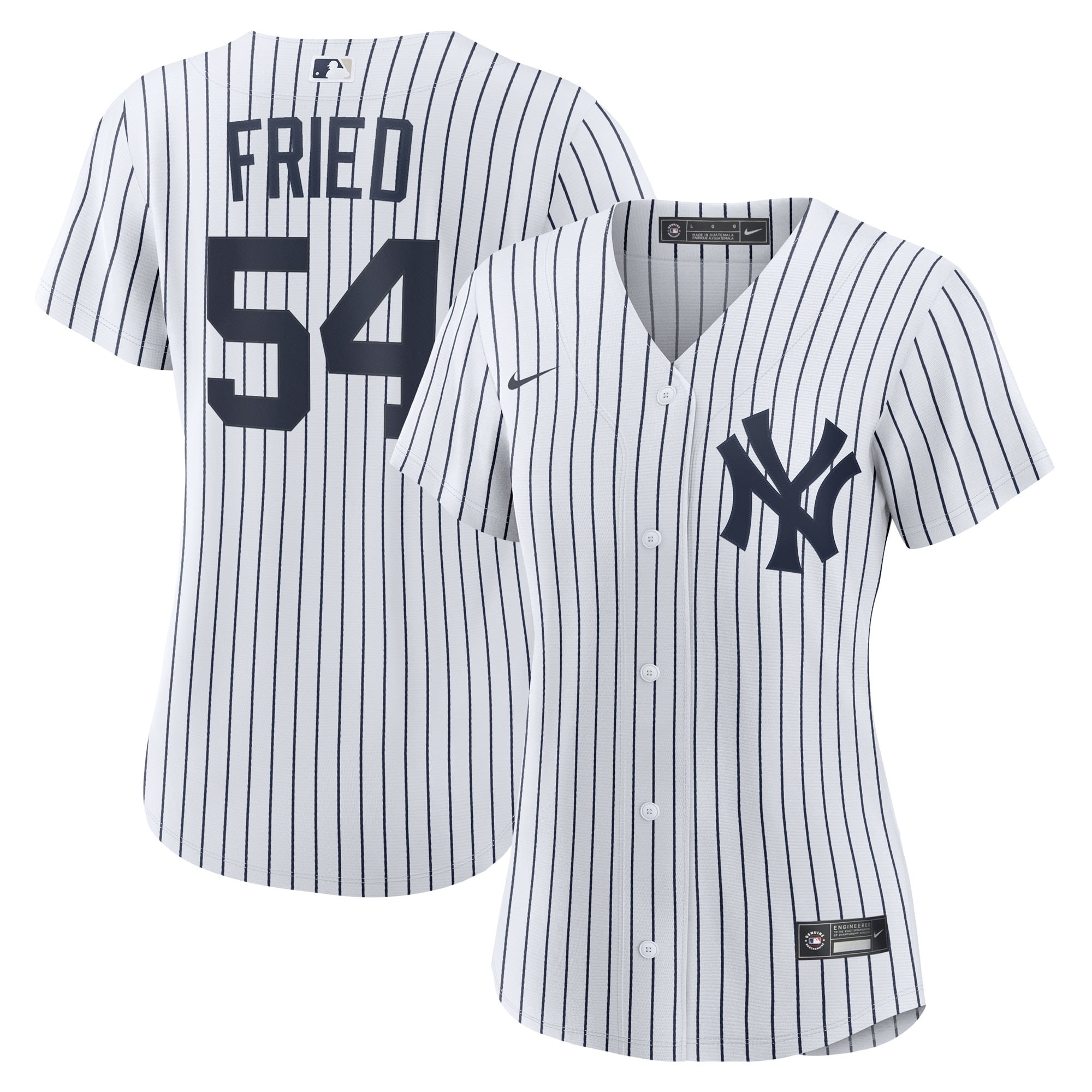 Max Fried New York Yankees Women's Home Player Jersey - White