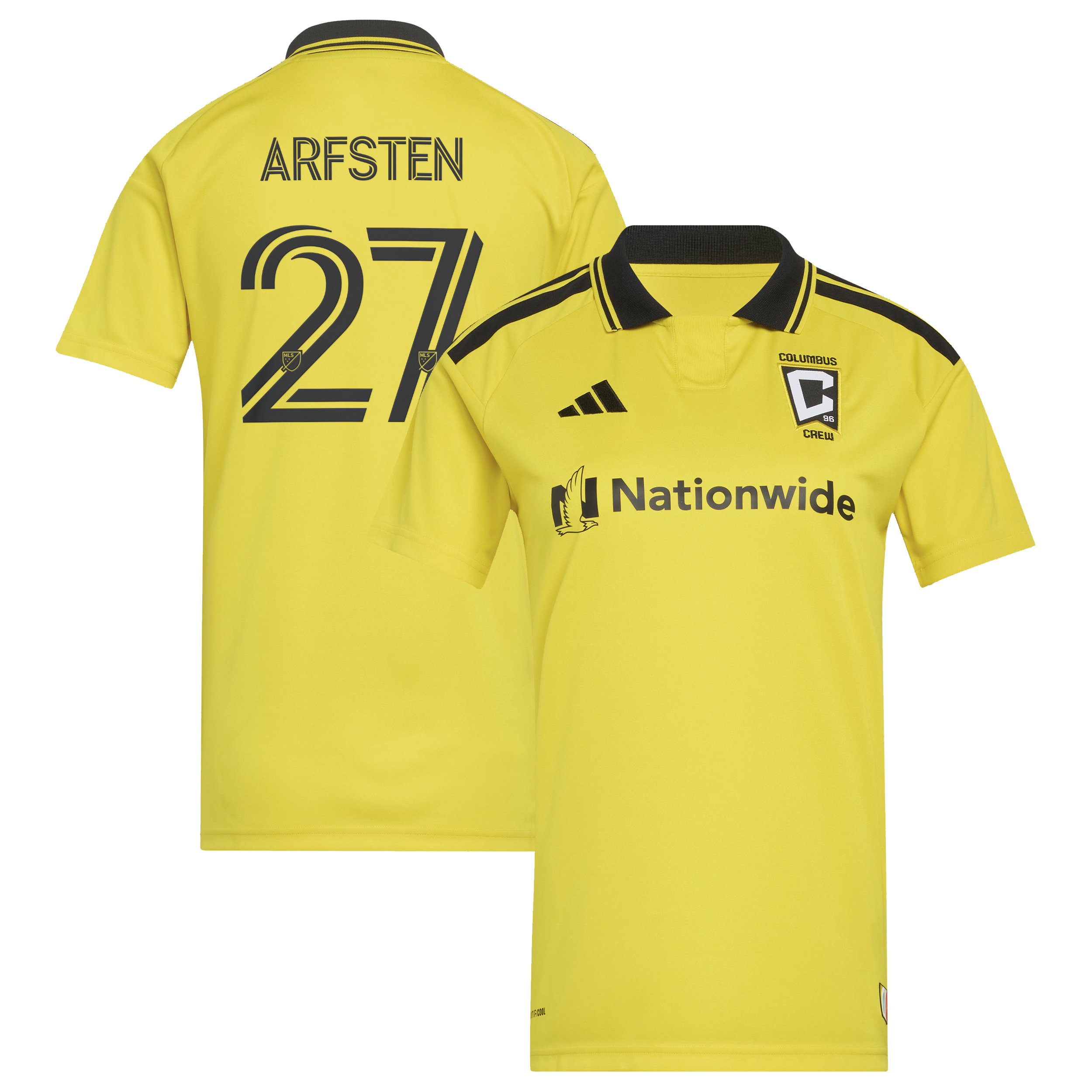 Maximilian Arfsten Columbus Crew Women's 2026 The Crafted for Excellence Kit Jersey - Yellow