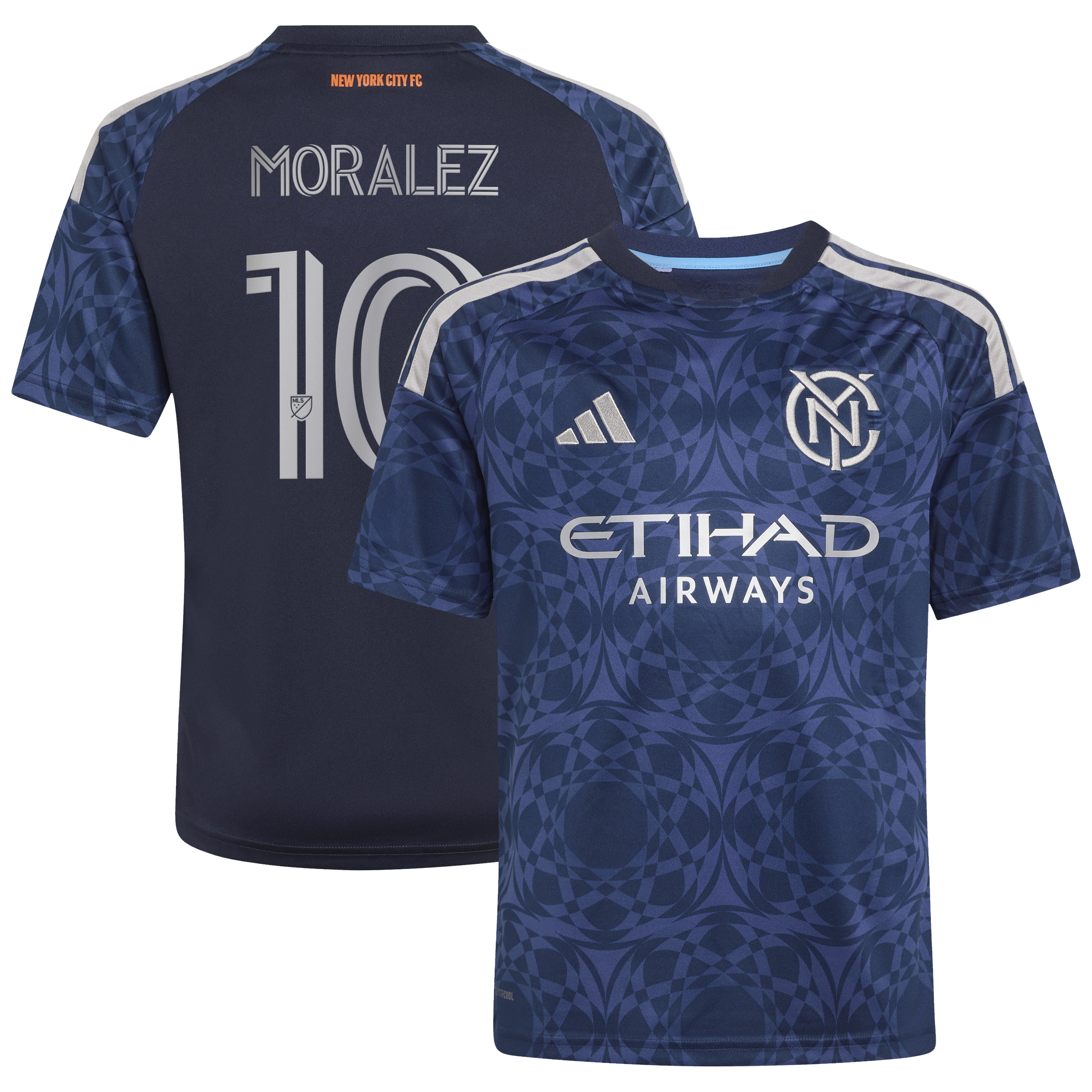 Maximiliano Moralez New York City FC Youth 2026 The All Nations Kit Jersey - Blue