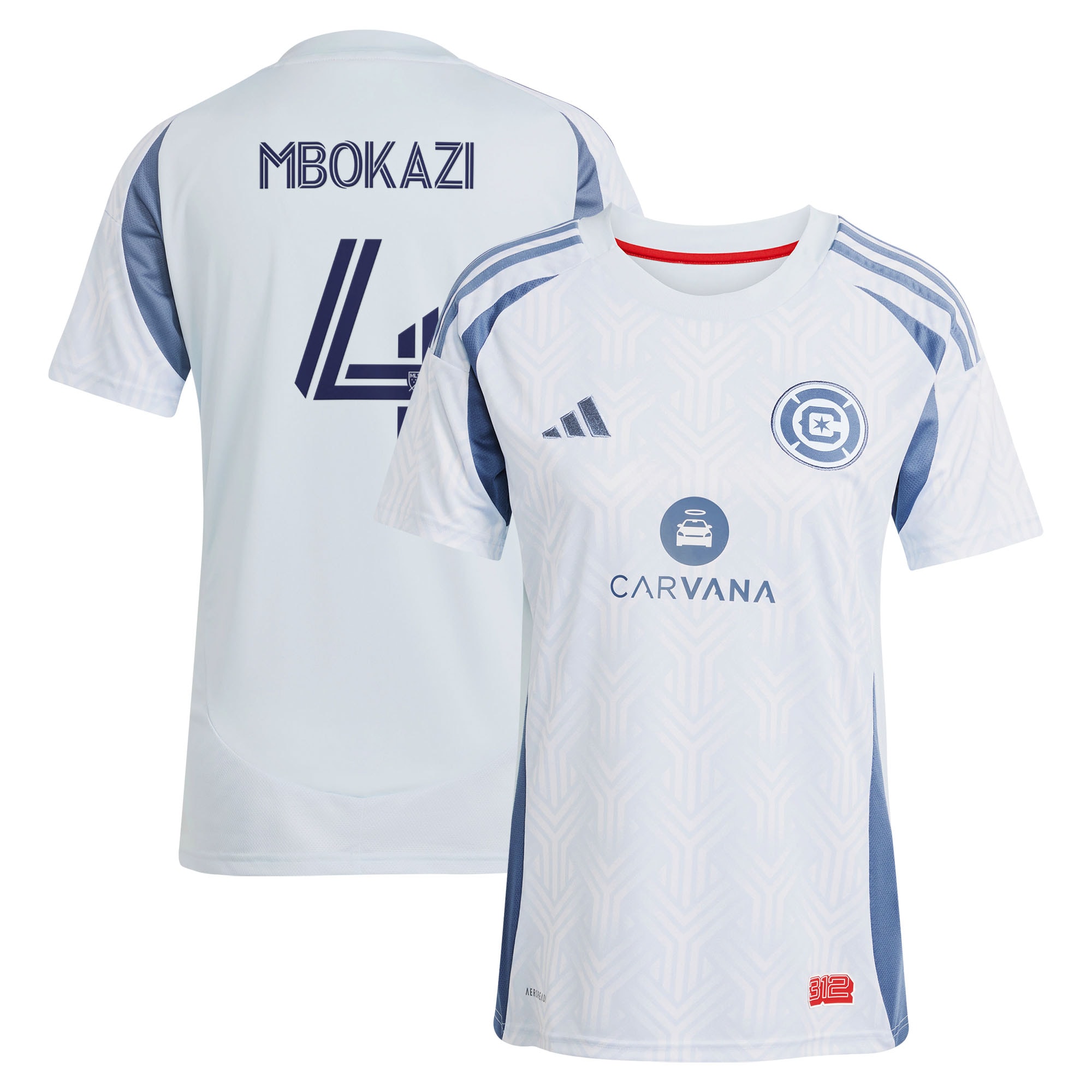 Mbekezeli Mbokazi Chicago Fire Women's 2025 The Municipal Kit Jersey - Light Blue