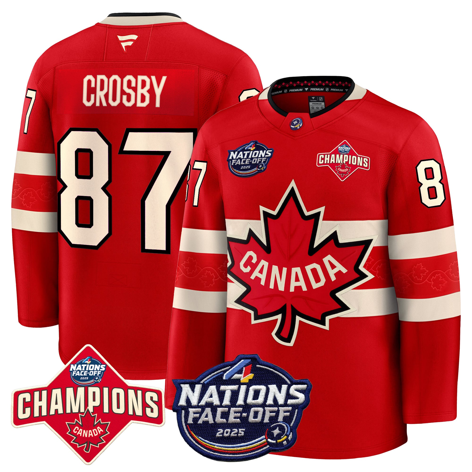 Alternative view of McDavid Canada Nations Jersey - Fanatics McDavid Canada Nations