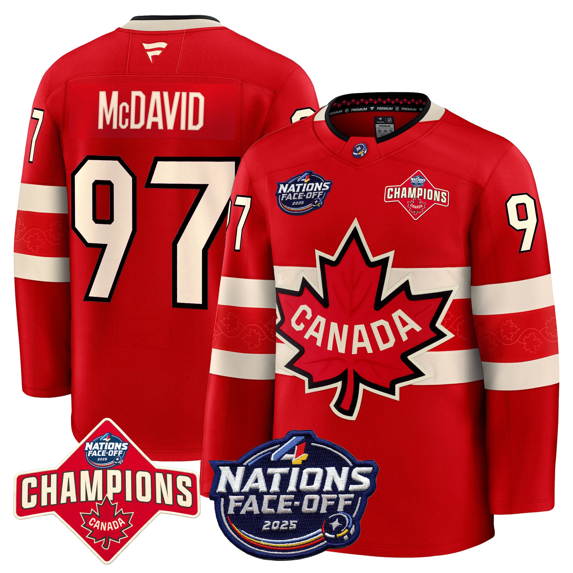 McDavid Canada Nations Jersey - Fanatics McDavid Canada Nations