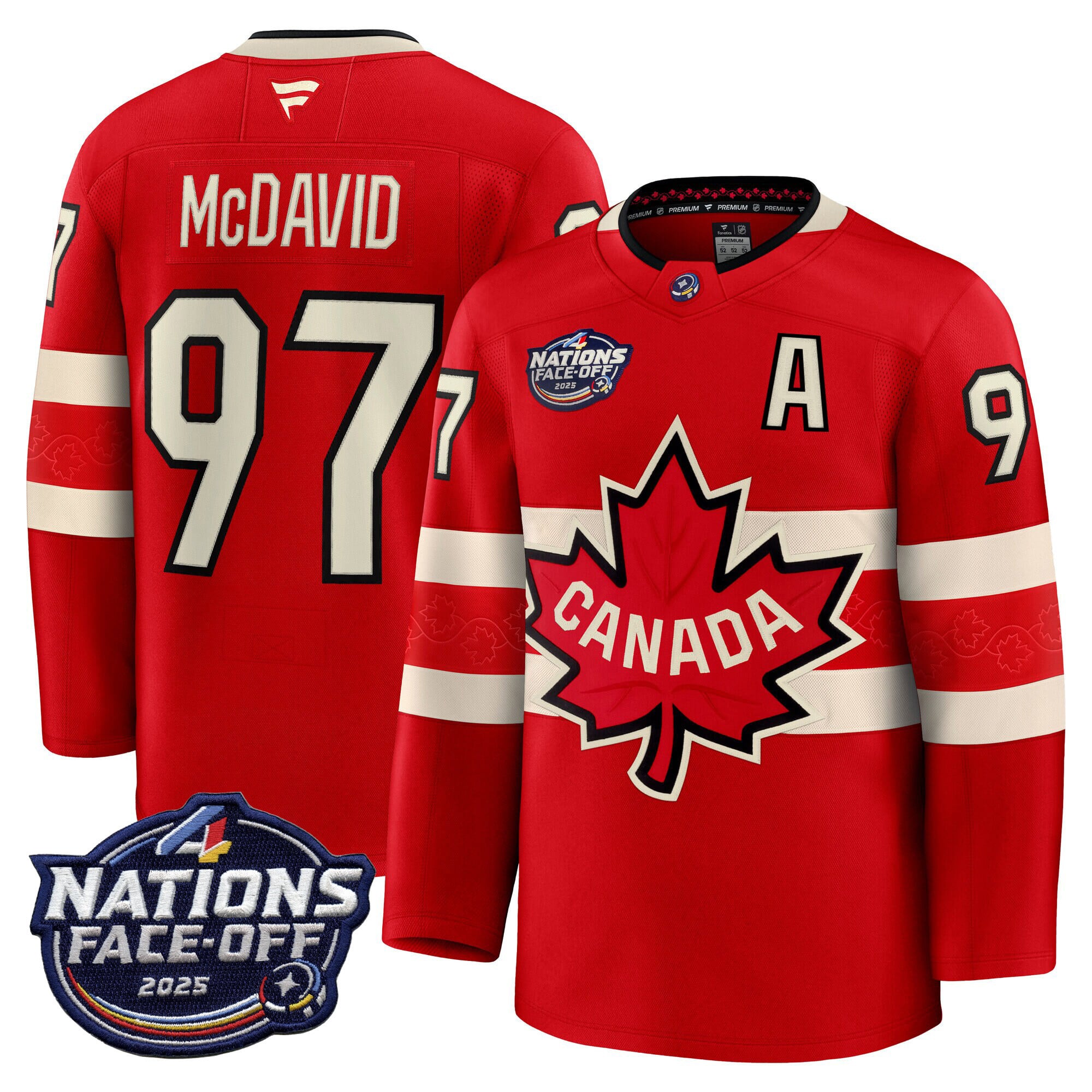 McDavid Canada Red Hockey Jersey - Fanatics McDavid Canada Nations