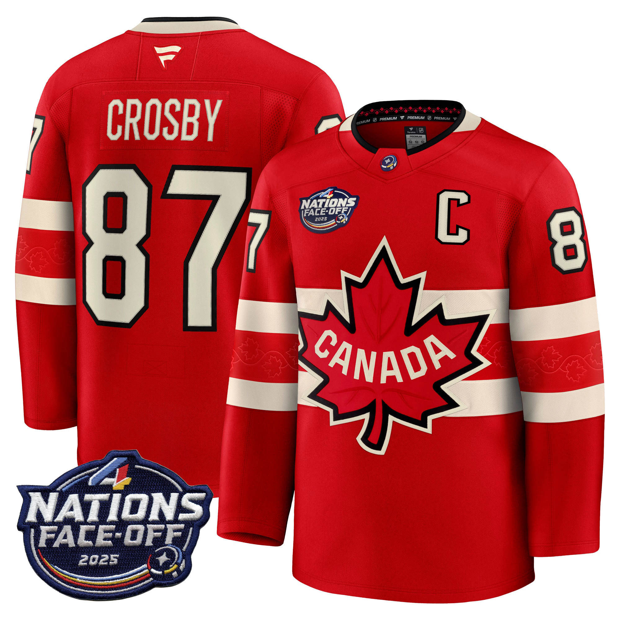 Alternative view of McDavid Canada Red Hockey Jersey - Fanatics McDavid Canada Nations