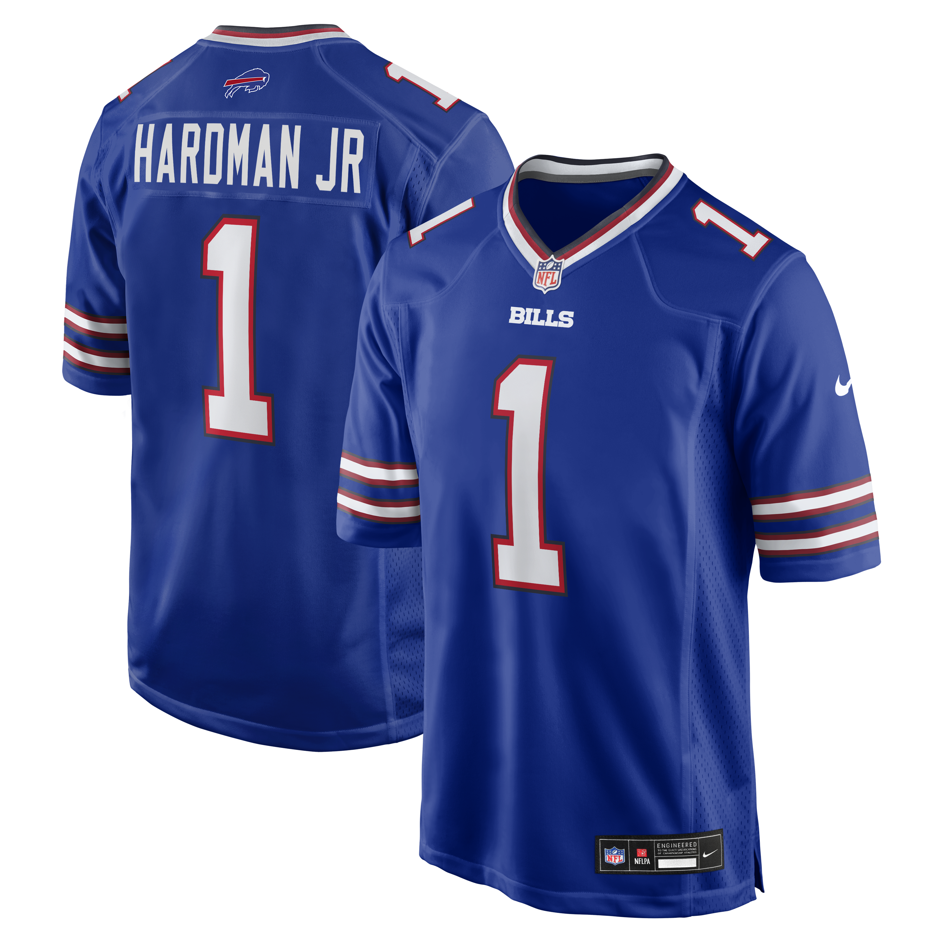 Mecole Hardman Buffalo Bills Team Game Jersey - Royal