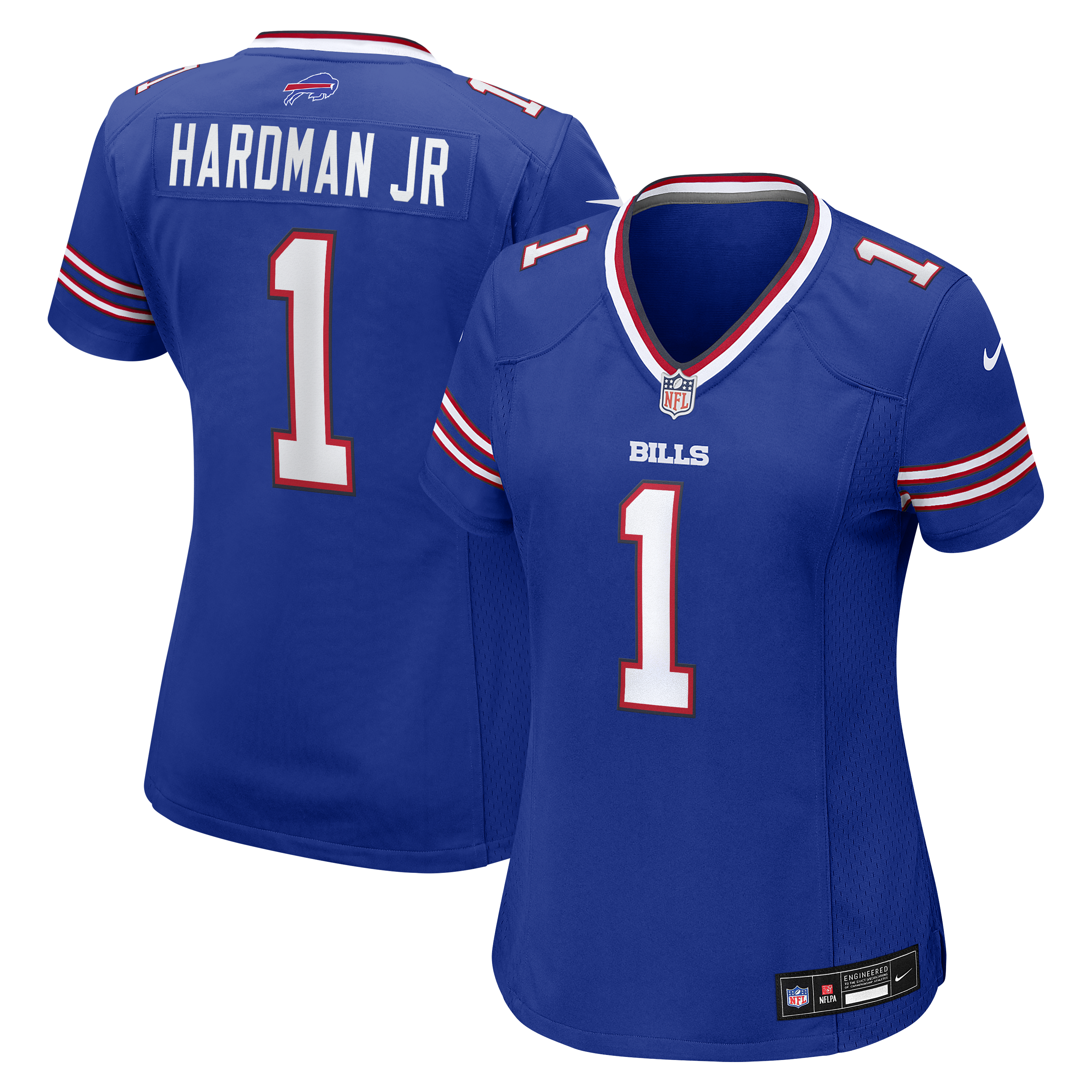 Mecole Hardman Buffalo Bills Women's Team Game Jersey - Royal