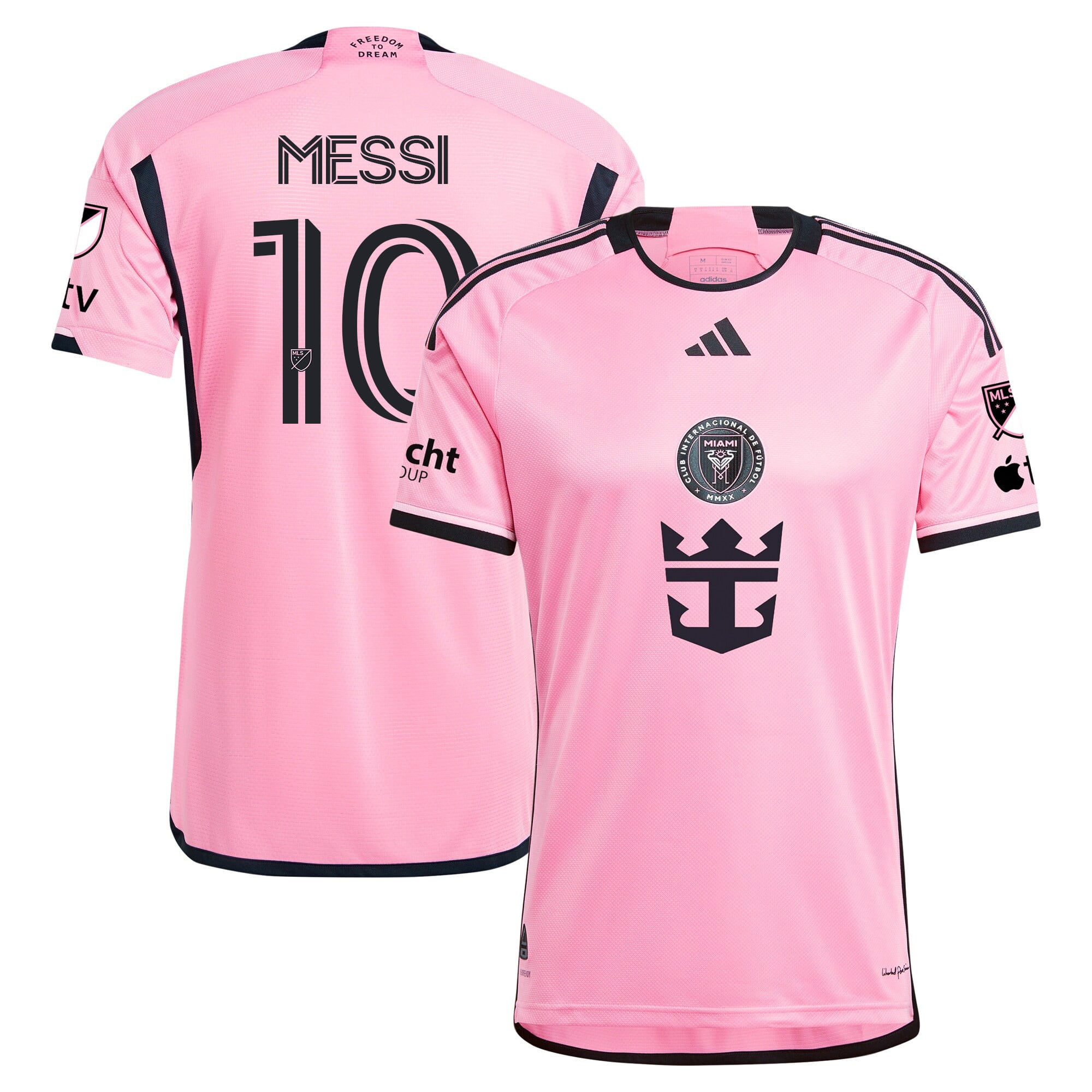 Messi Miami Pink Jersey - Adidas - Authentic 2024 Edition