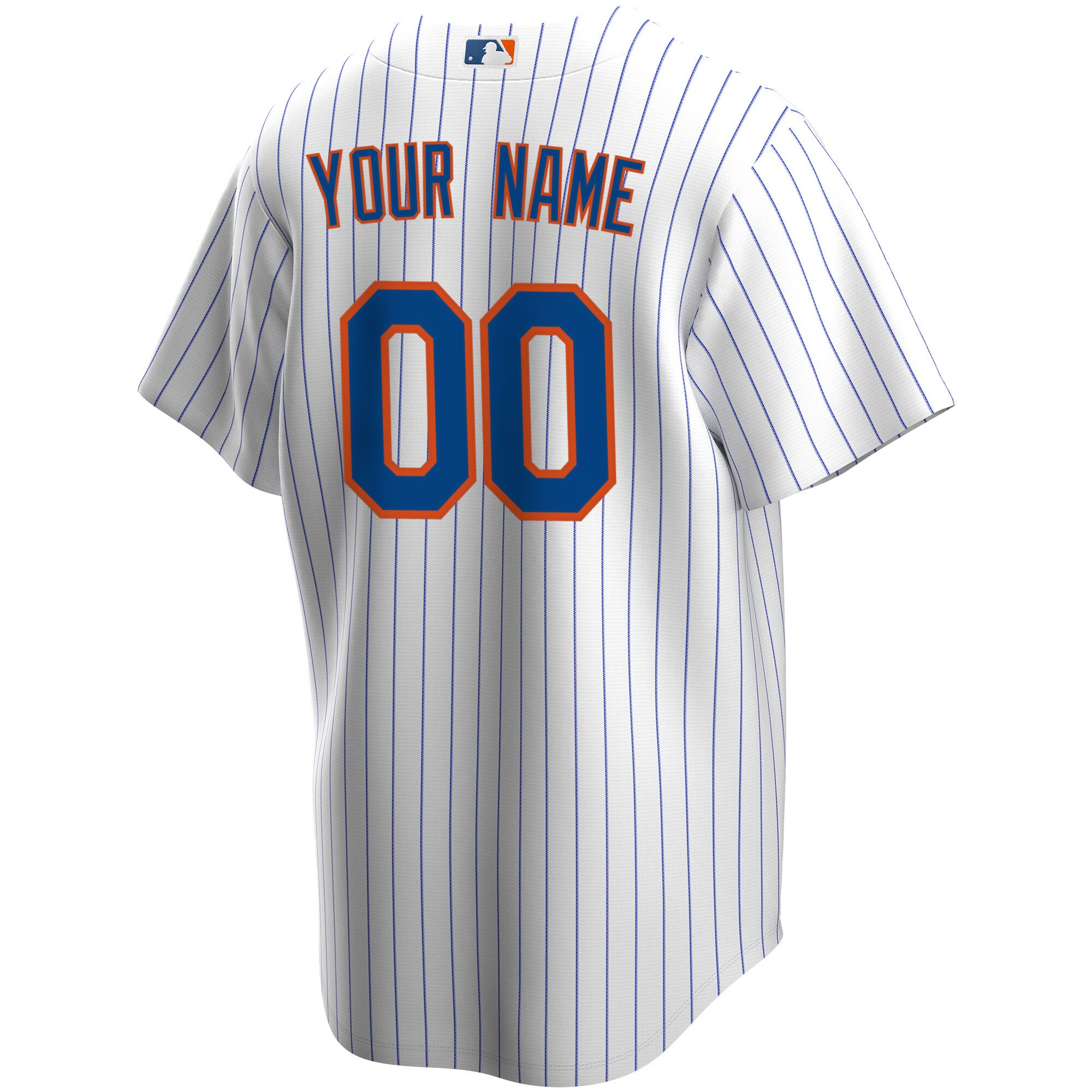 Alternative view of Mets Pinstripe Home Jersey - Nike - Customizable