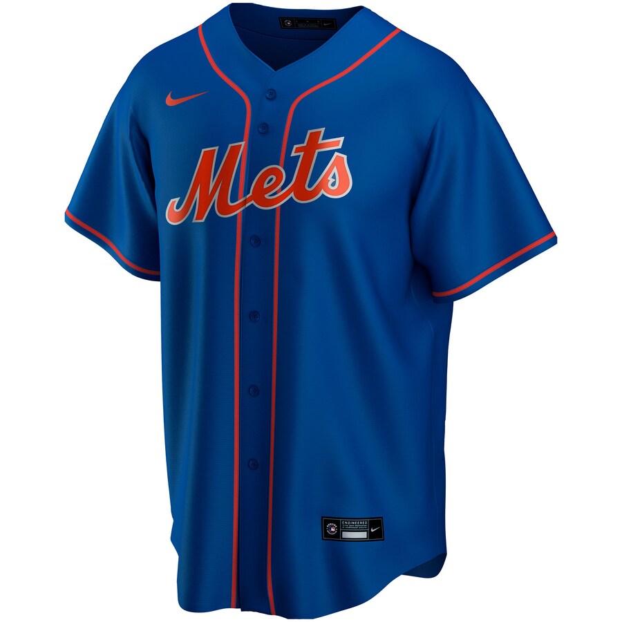 Alternative view of Mets Royal Blue Custom Jersey nike - Nike Mets Royal Blue Custom