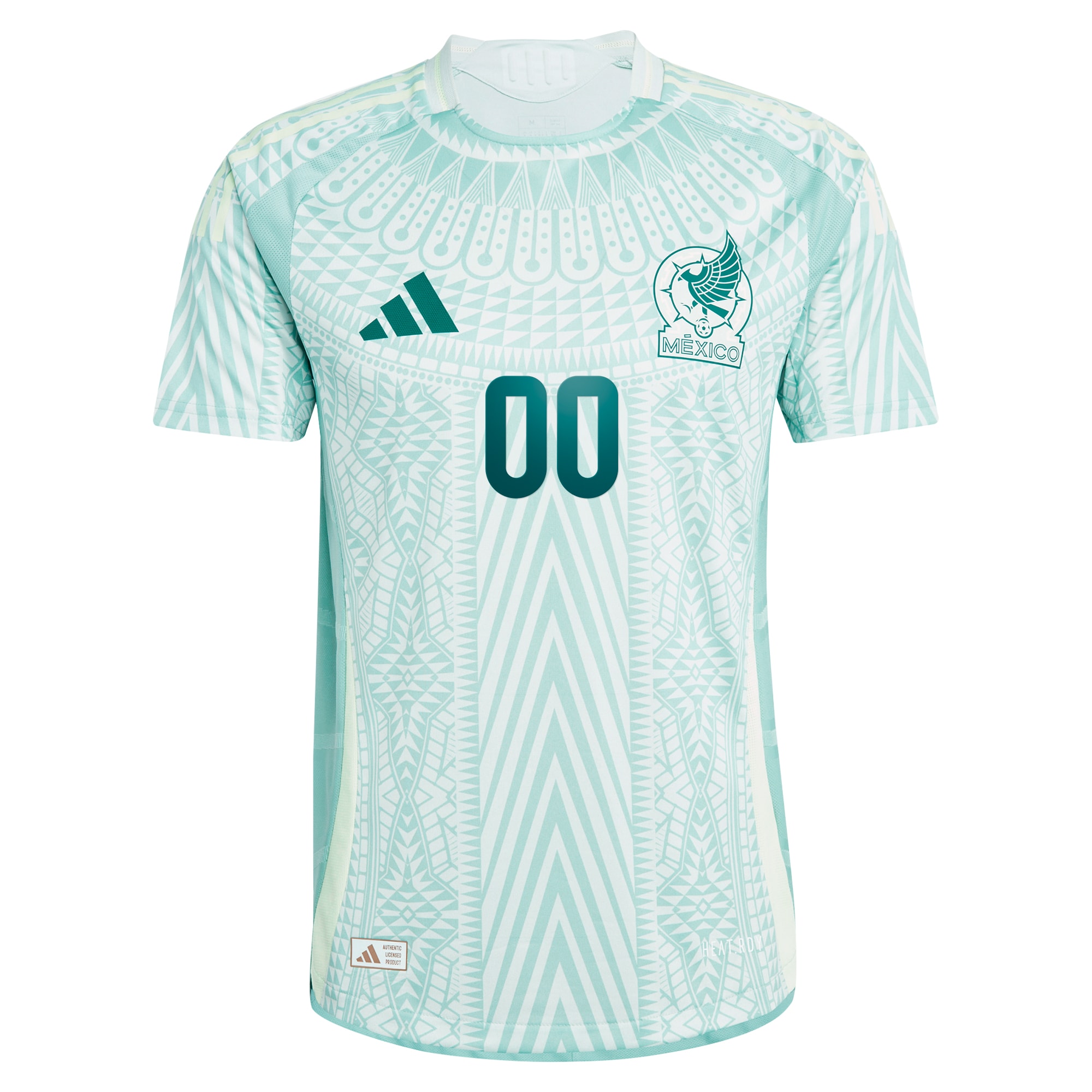 Alternative view of Mexico 2024 Away Jersey - Adidas - Light Green Authentic