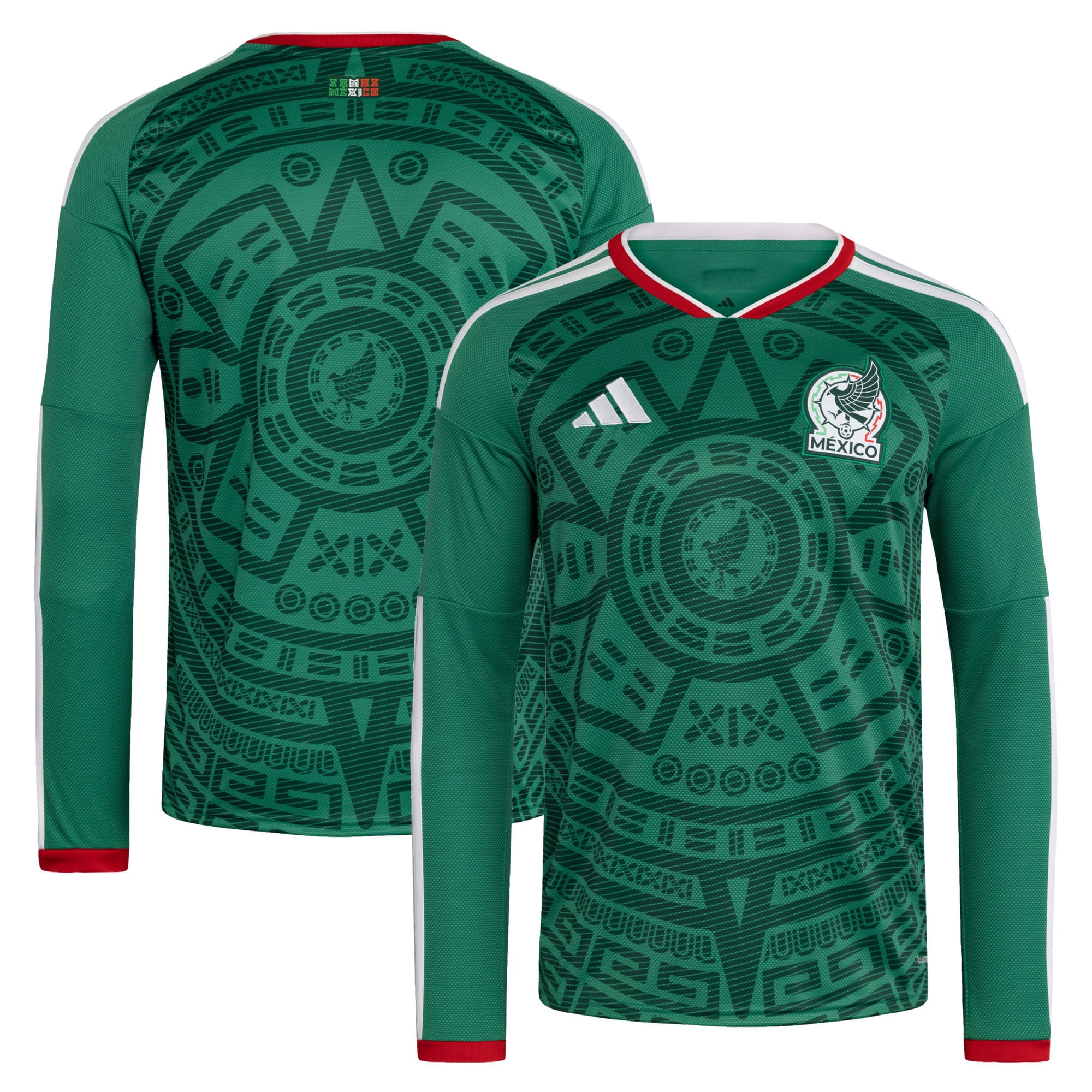 Mexico National Team FIFA x World Cup 2026 Home Long Sleeve Jersey - Green