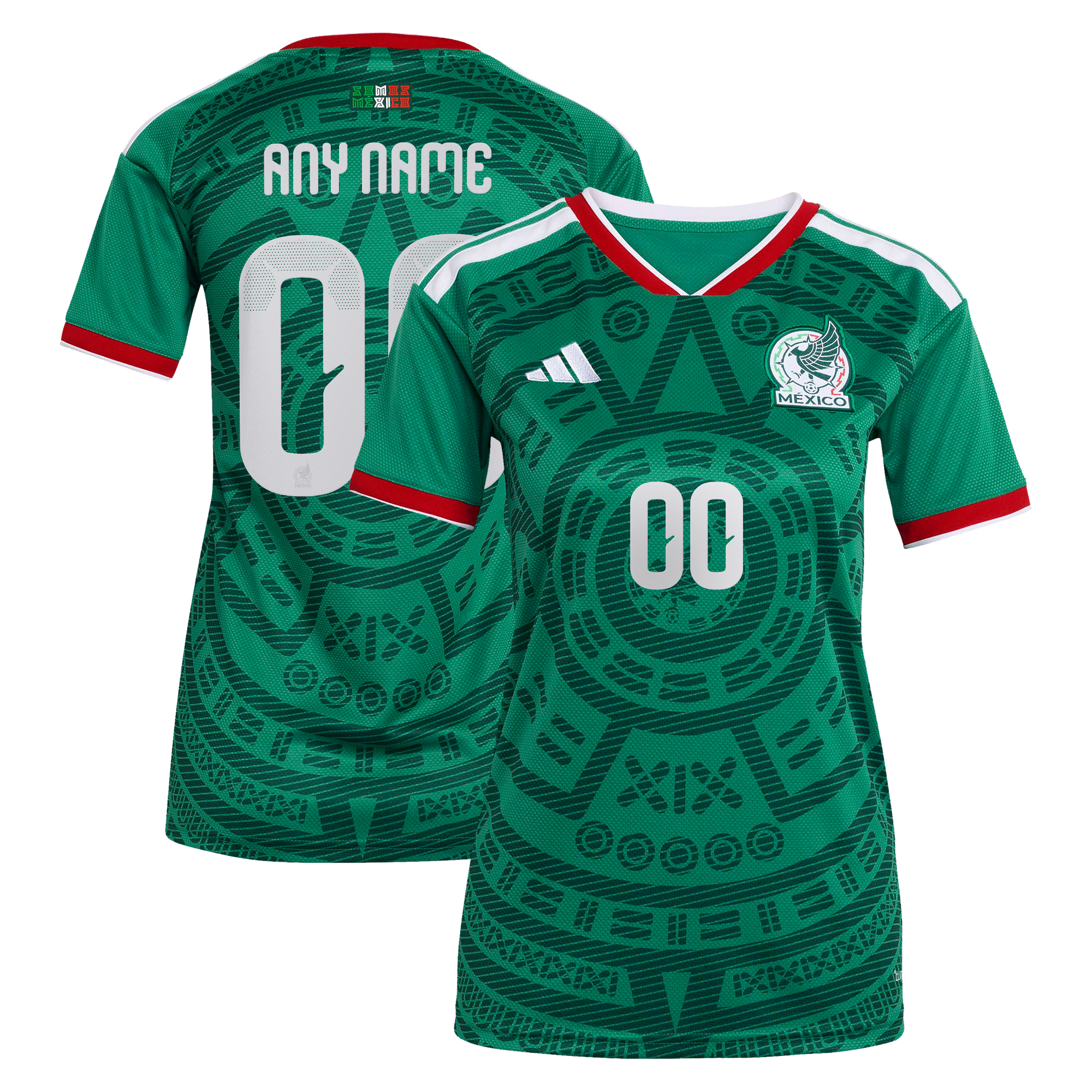 Mexico National Team Women's 2026 Home Custom Jersey