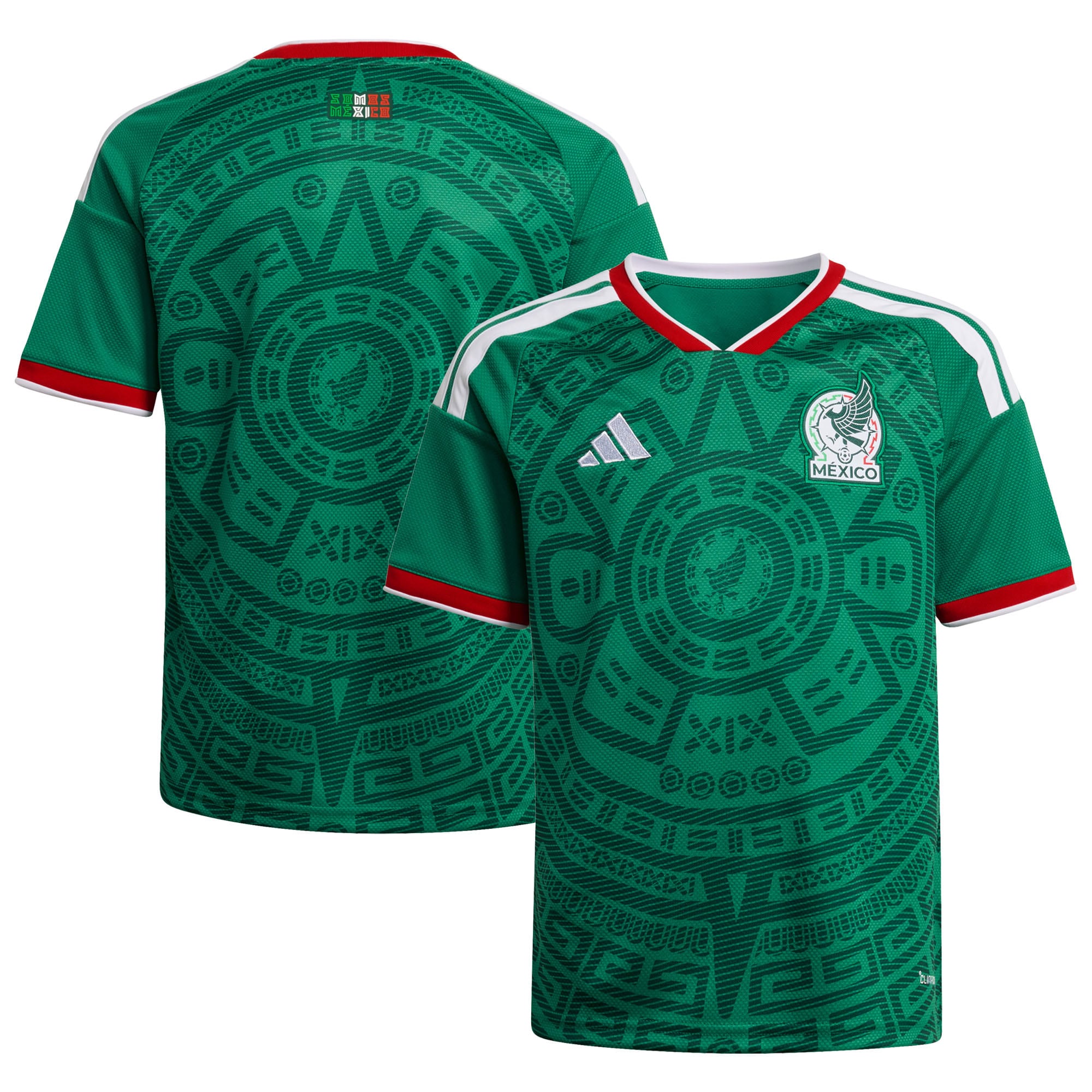 Mexico National Team Youth FIFA x World Cup 2026 Home Jersey - Green