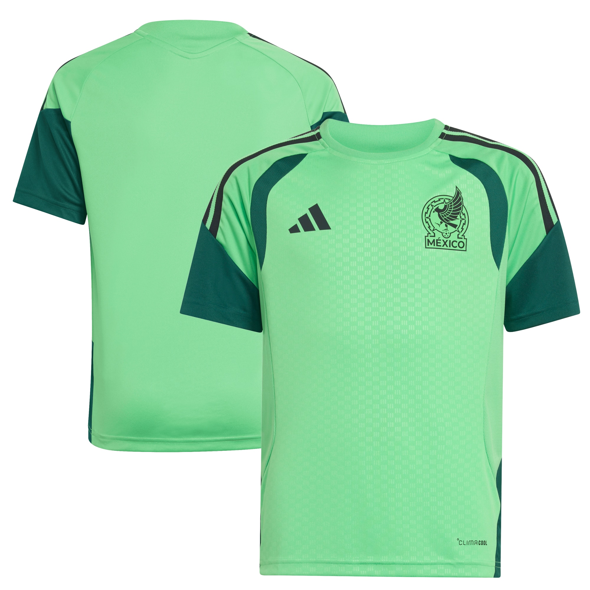 Mexico National Team Youth FIFA x World Cup 2026 Tiro Training Jersey - Green