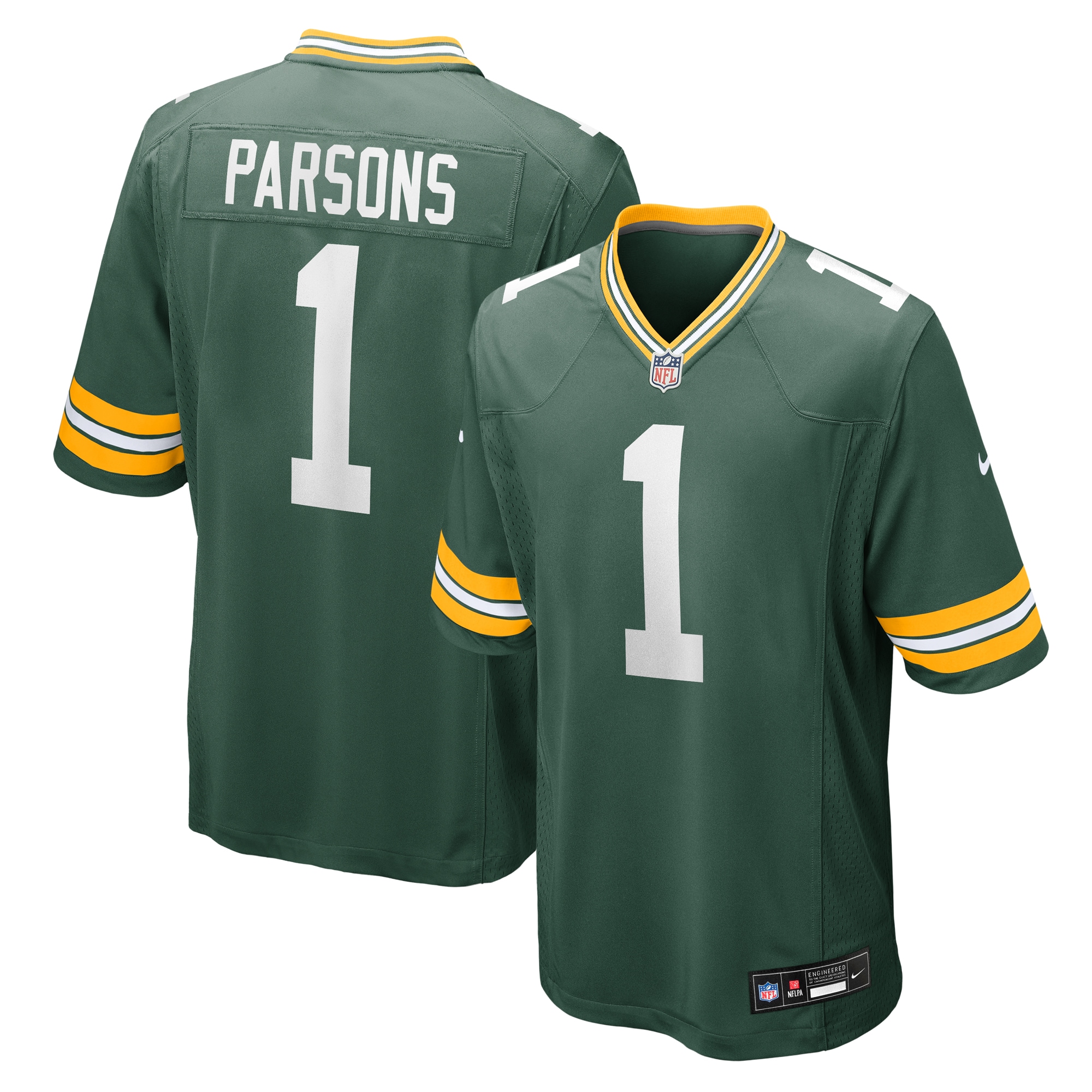 Micah Parsons Green Bay Packers Game Player Jersey