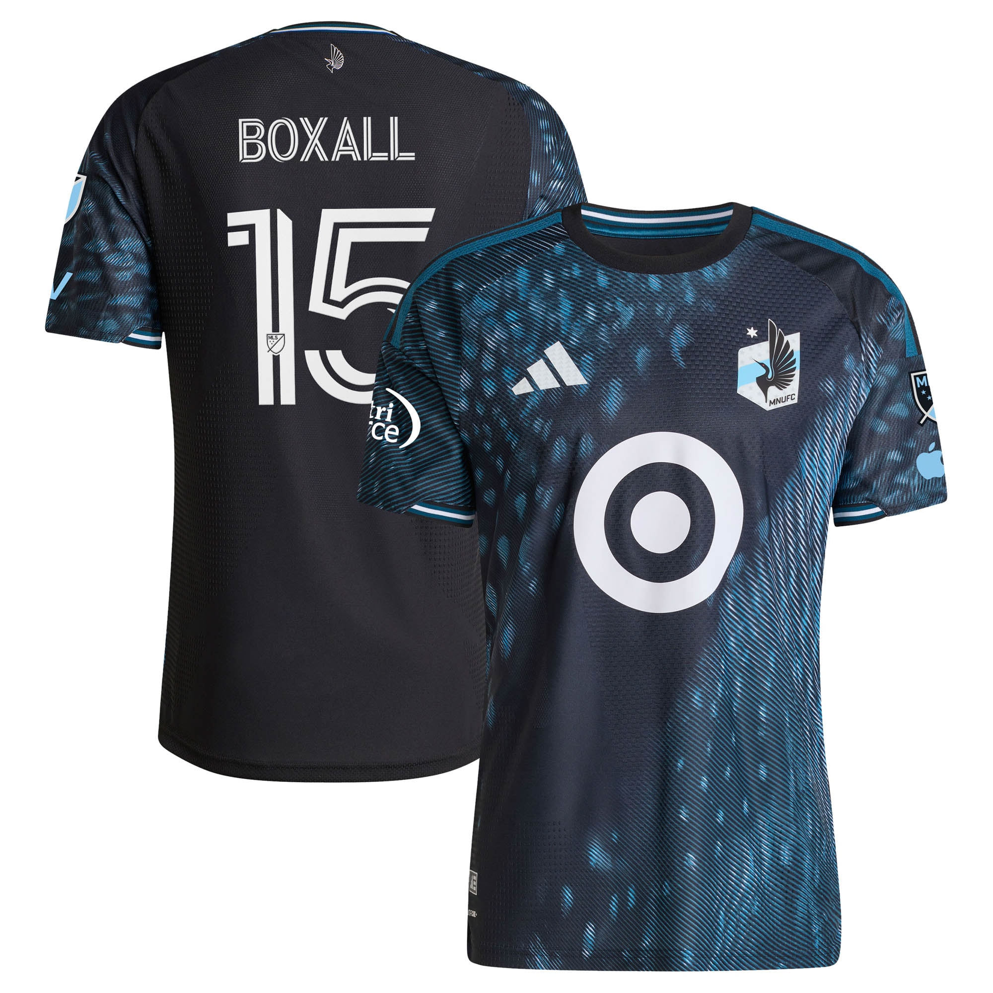Michael Boxall Minnesota United FC 2026 The Decade Kit On-Field Patch Jersey - Black