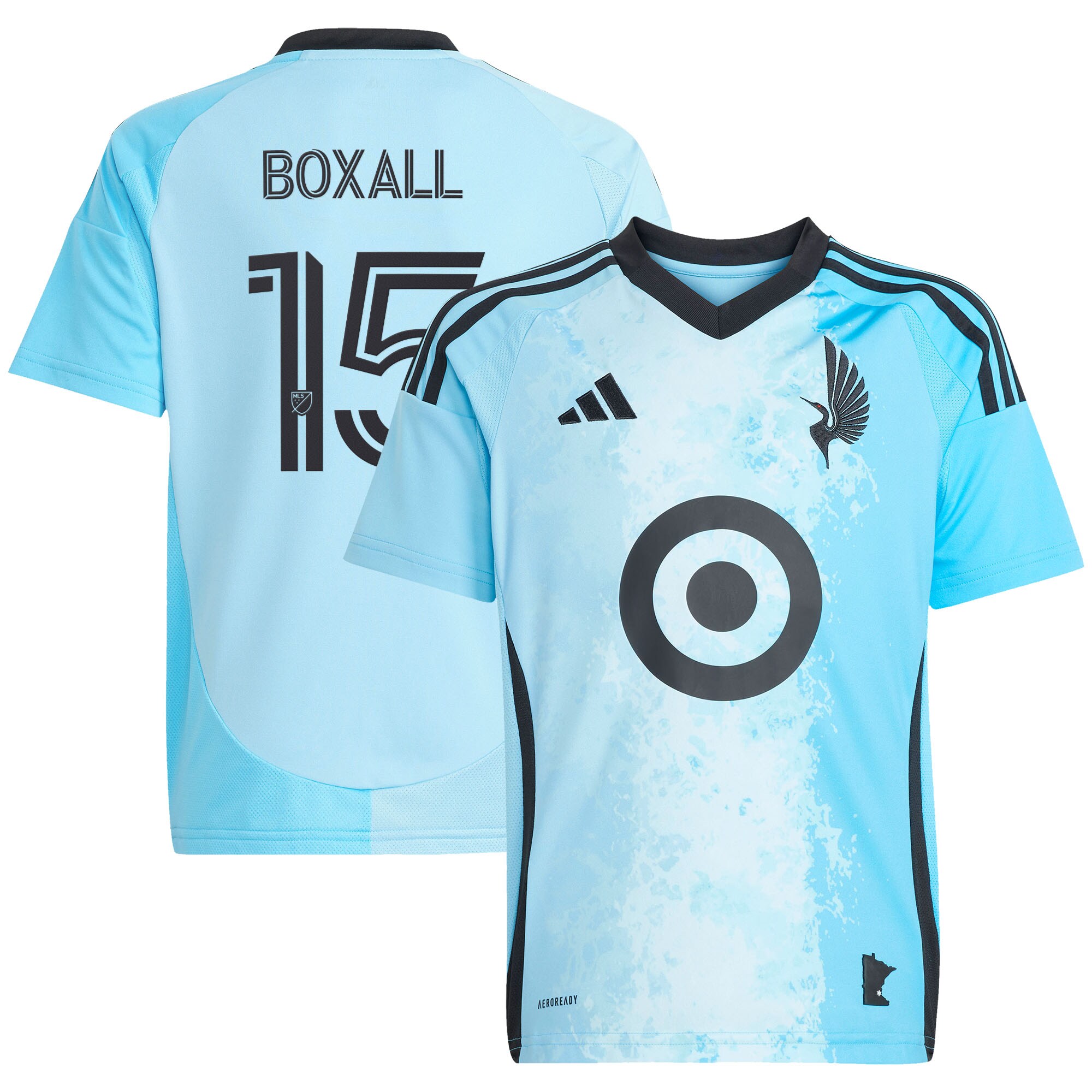 Michael Boxall Minnesota United FC Youth 2025 CONVERGENCE Jersey - Blue
