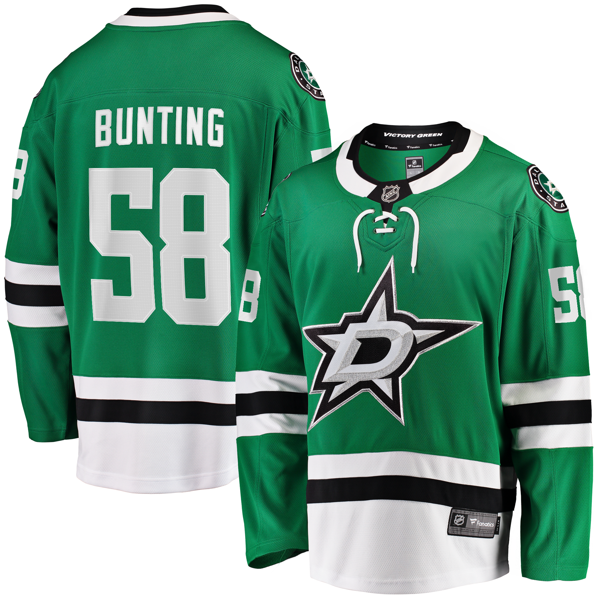 Michael Bunting Dallas Stars Fanatics Home Breakaway Jersey - Kelly Green