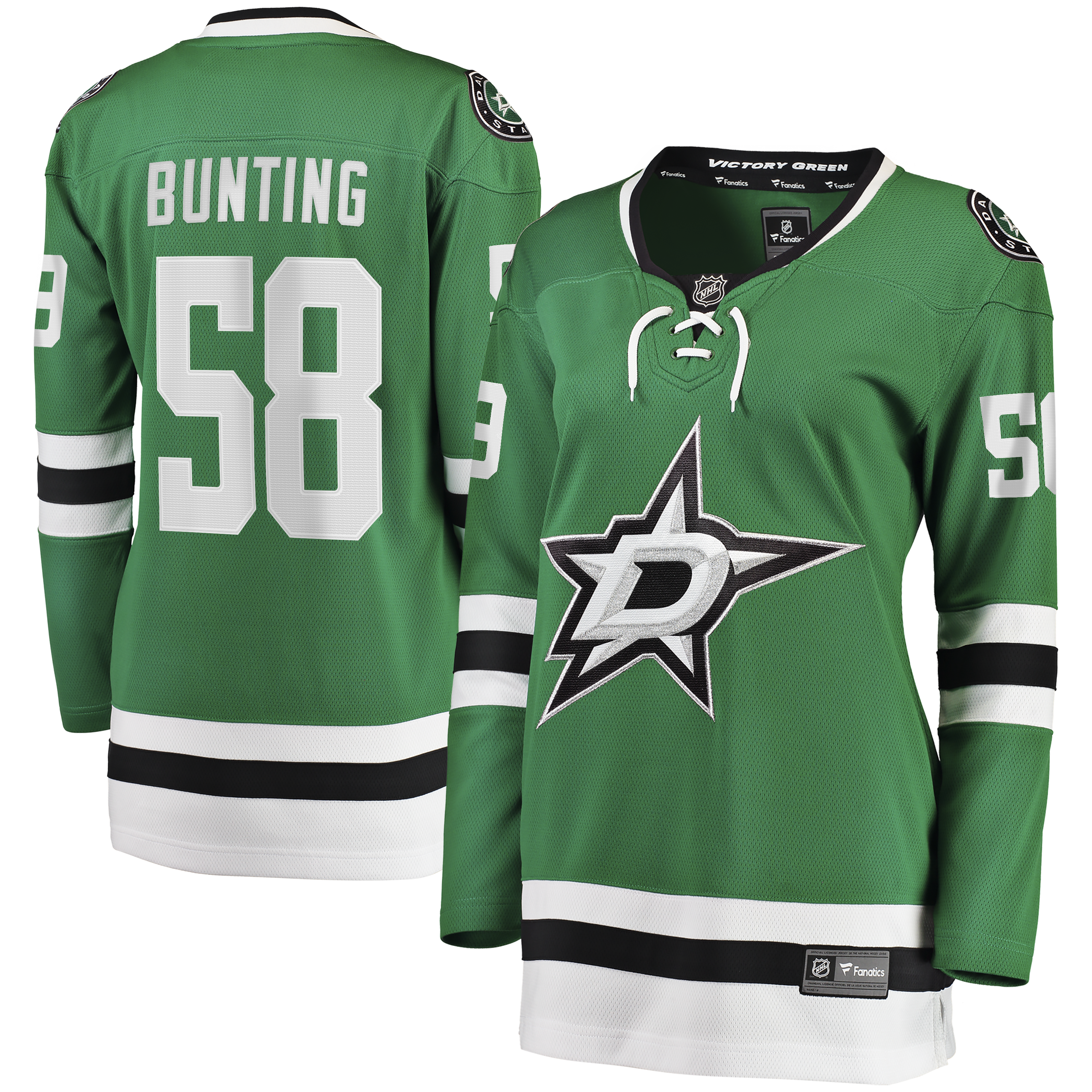 Michael Bunting Dallas Stars Fanatics Women's Home Breakaway Jersey - Kelly Green