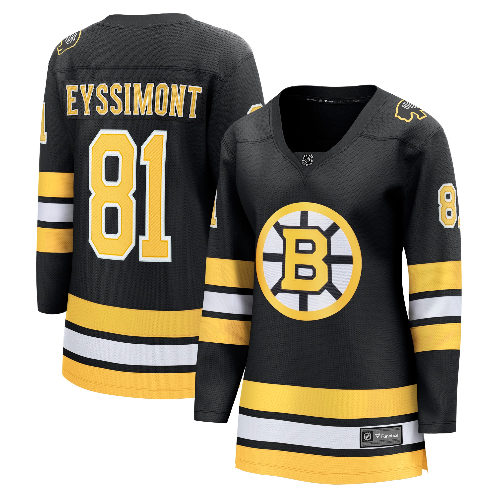 Michael Eyssimont Boston Bruins Fanatics Women's Home Breakaway Player Jersey - Black