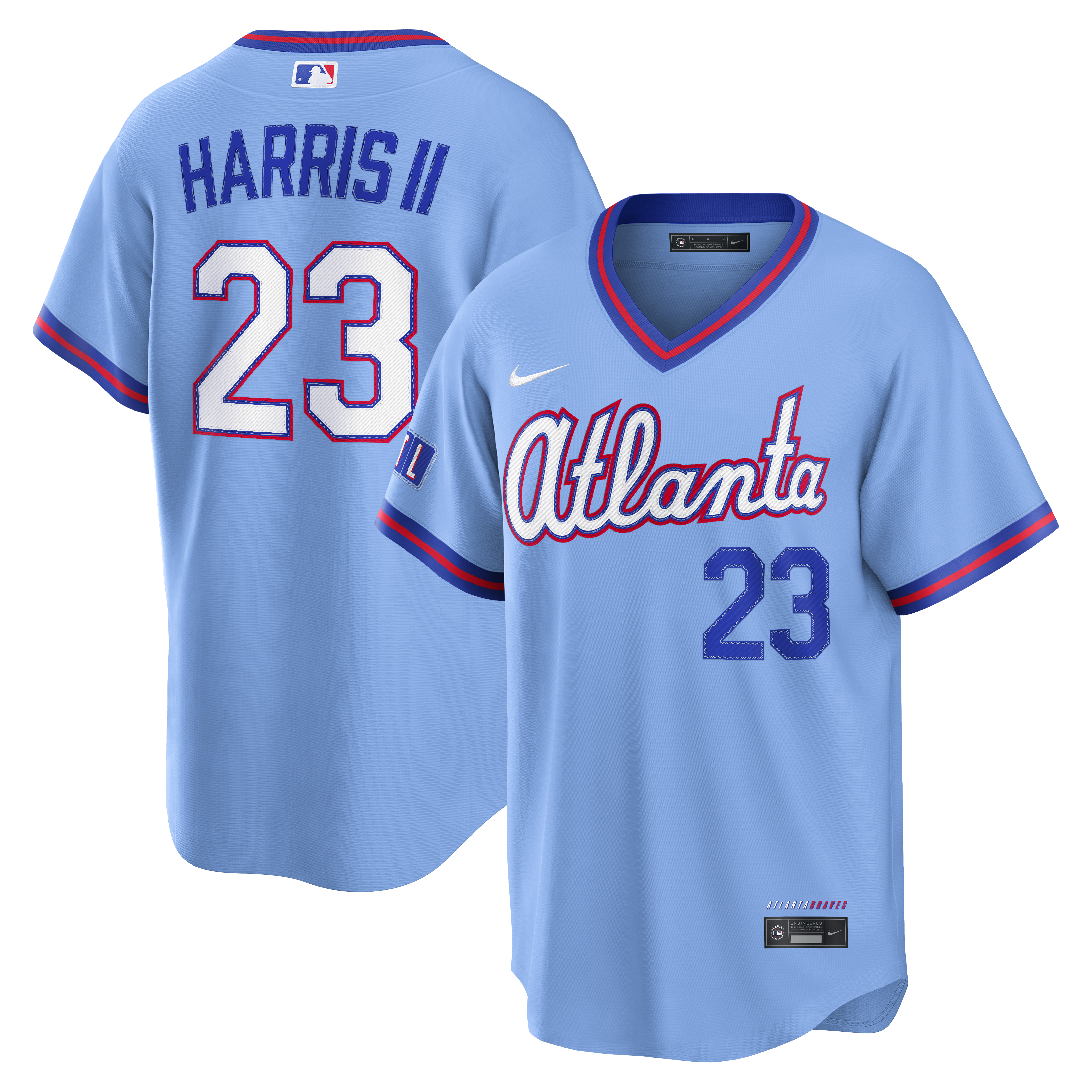 Michael Harris II Atlanta Braves 2026 City Connect Stadium Jersey - Powder Blue