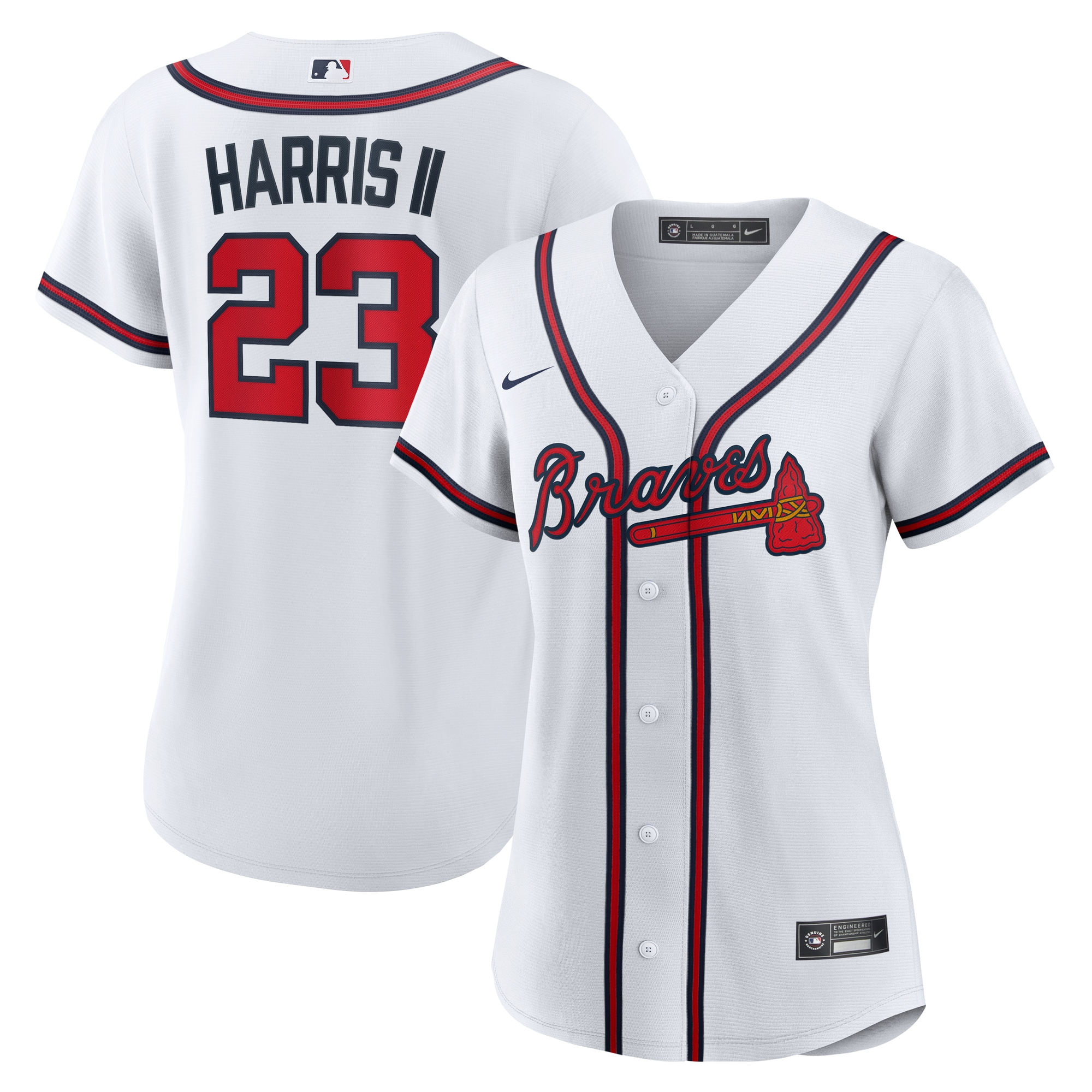 Michael Harris II Atlanta Braves Women's Home Jersey - White