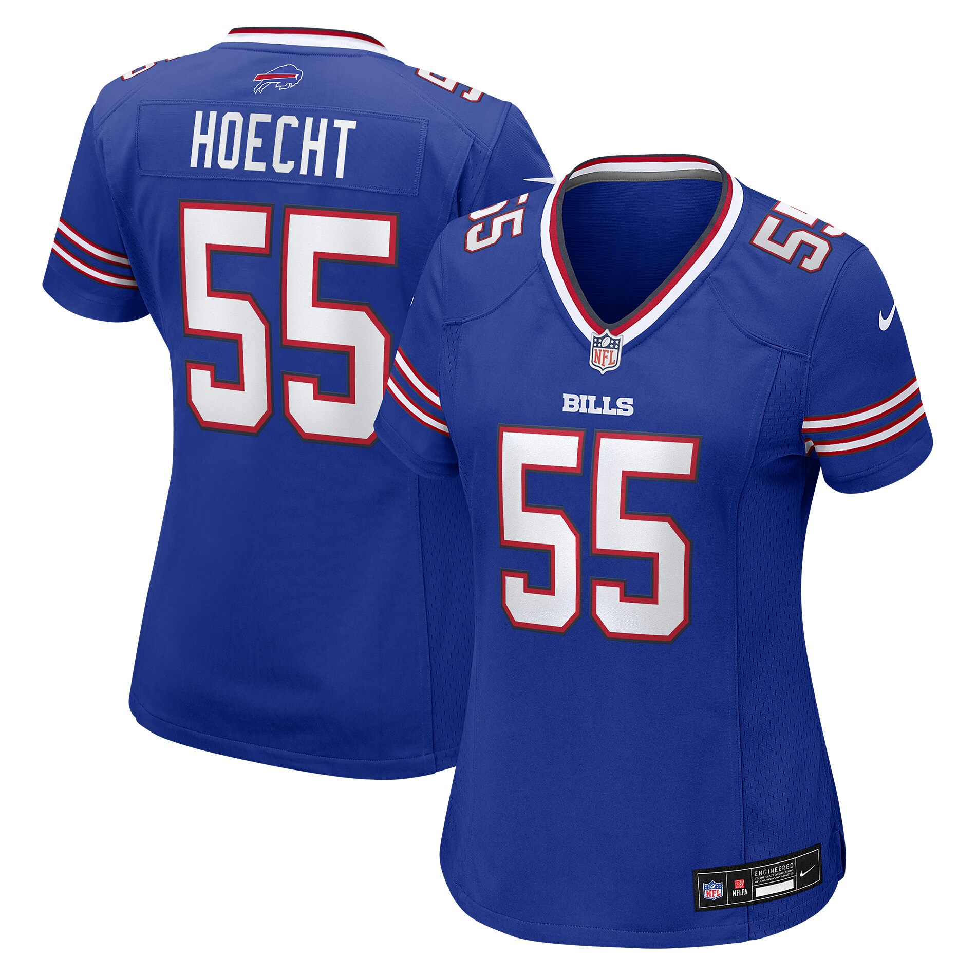 Michael Hoecht Buffalo Bills Women's Team Game Jersey - Royal