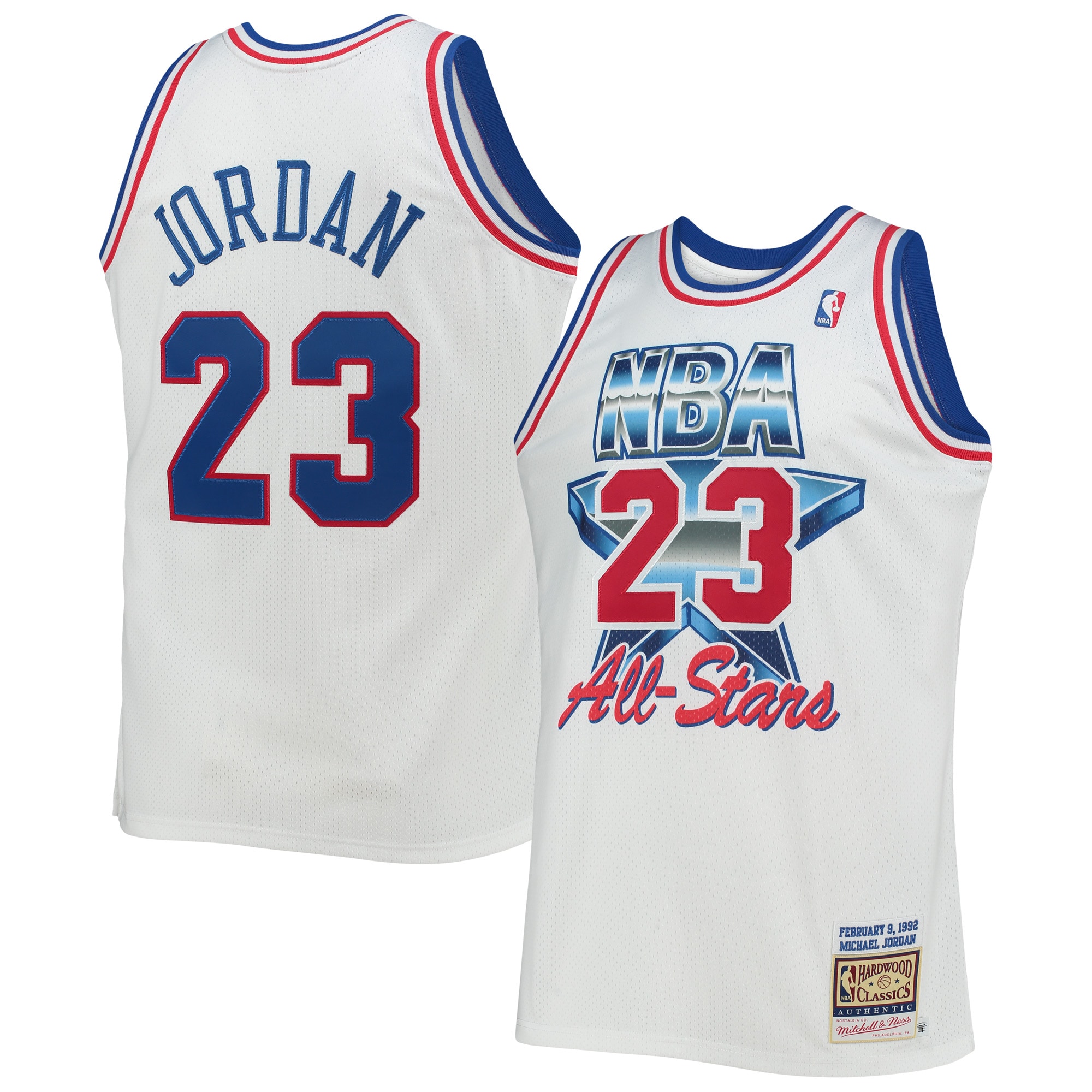 Michael Jordan Eastern Conference Hardwood Classics 1992 All-Star Game Jersey - White