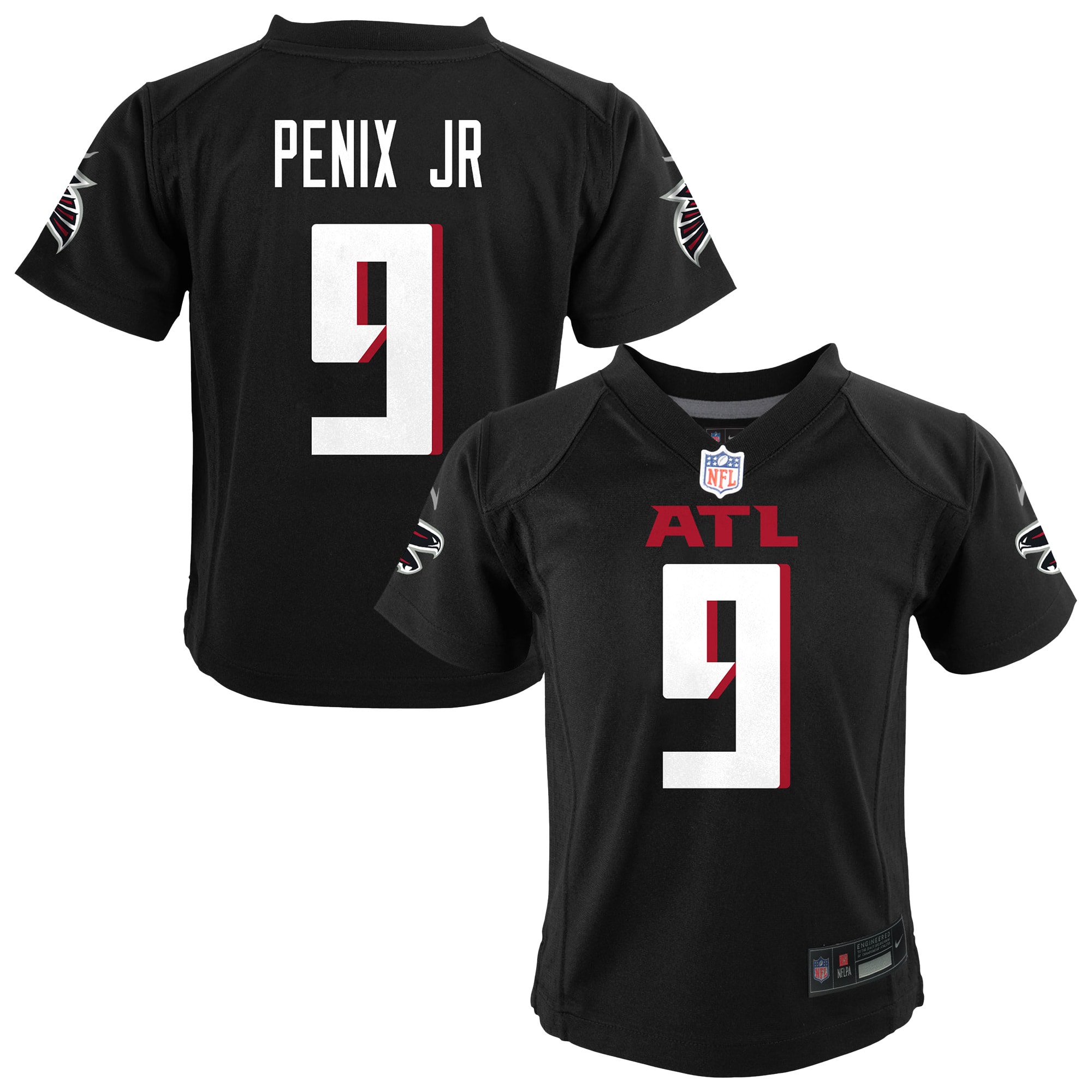 Michael Penix Jr. Atlanta Falcons Infant Team Player Game Jersey - Black