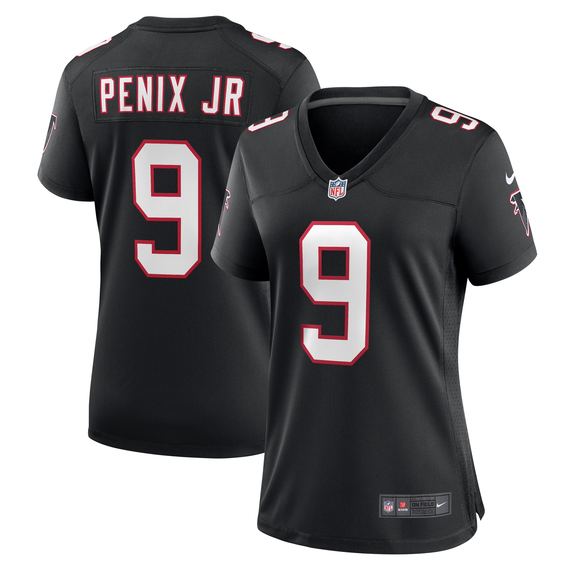 Michael Penix Jr. Atlanta Falcons Women's Alternate Game Jersey - Black