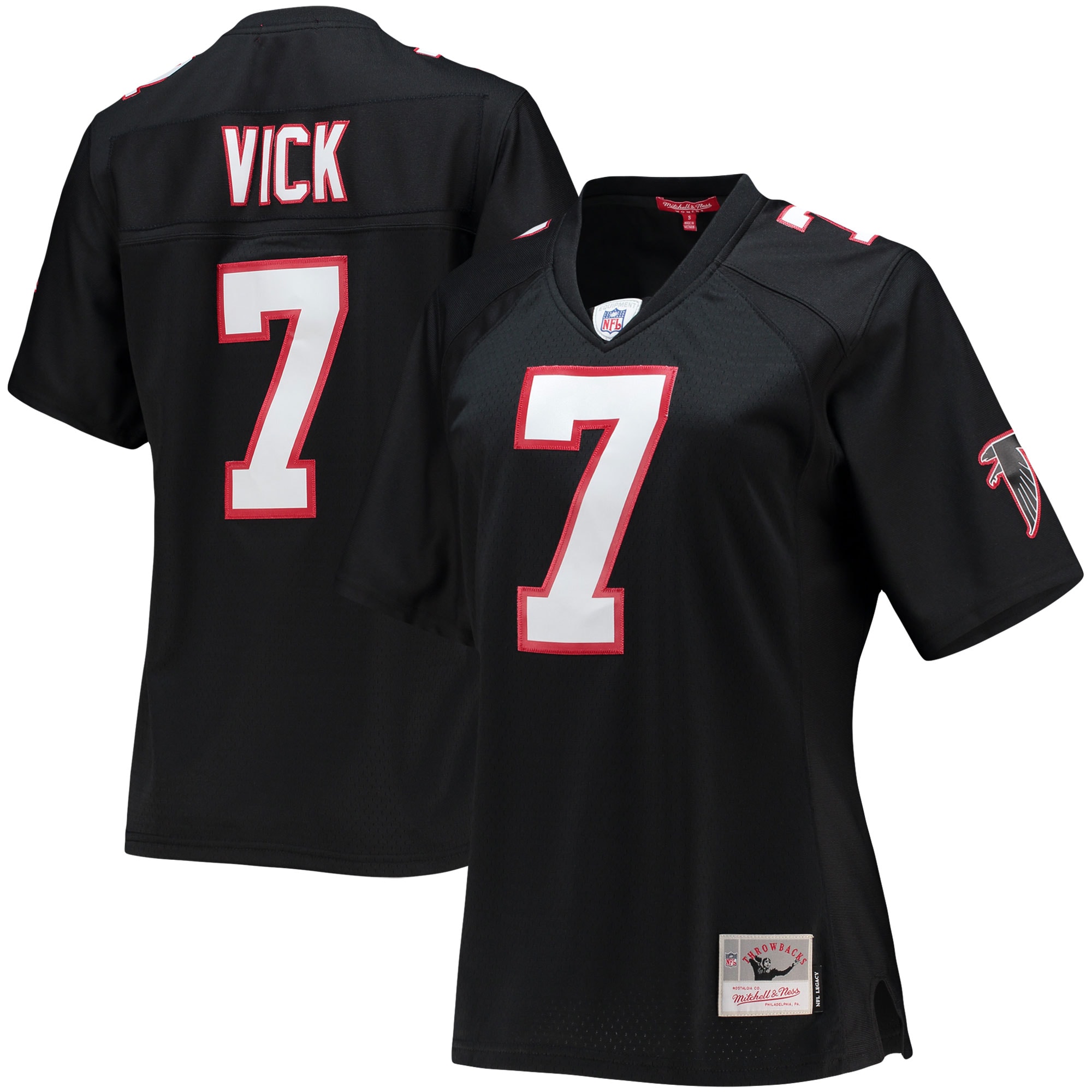 Michael Vick Atlanta Falcons Women's Legacy Player Jersey - Black