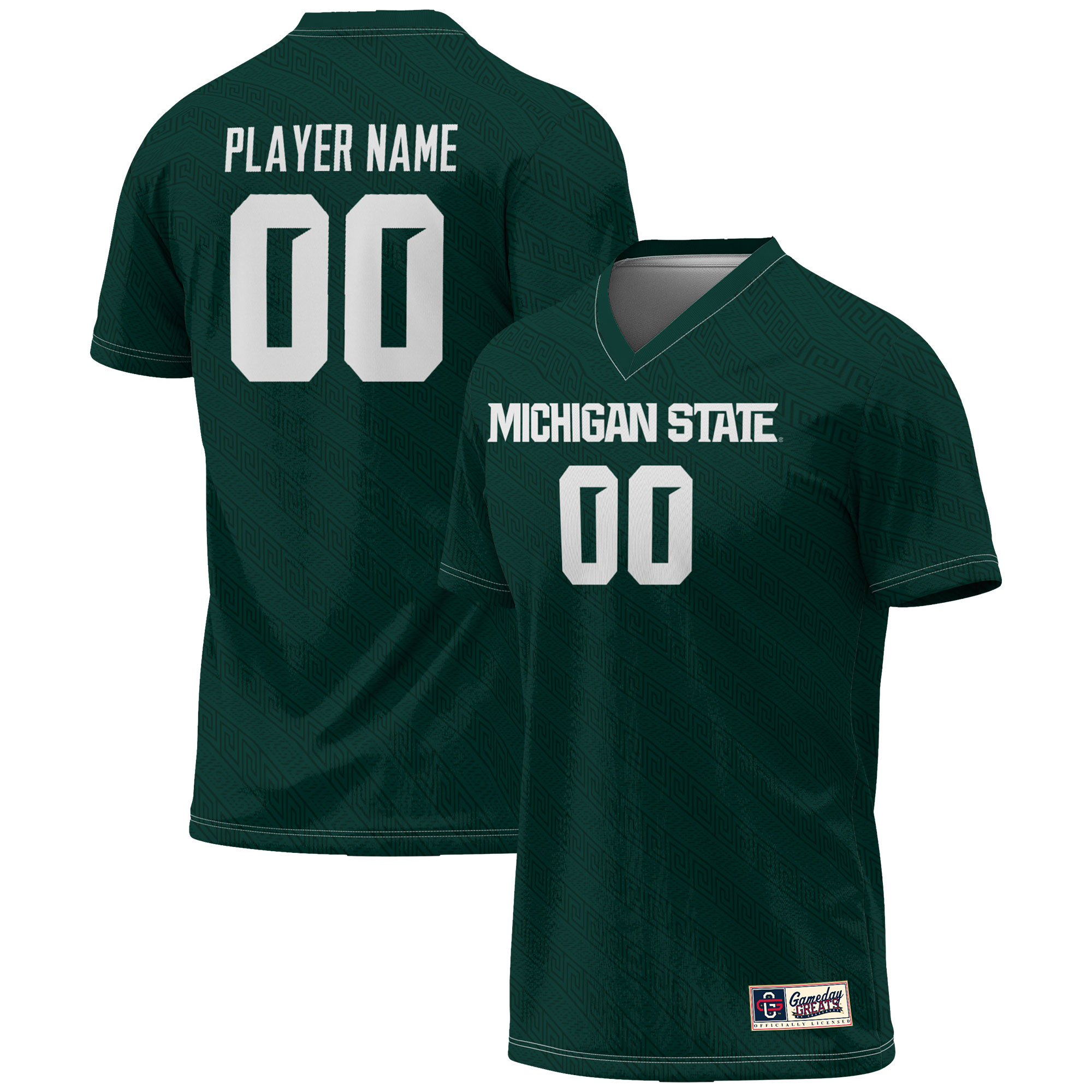 Michigan State Spartans GameDay Greats Unisex NIL Pick-A-Player Lightweight Women's Soccer Jersey