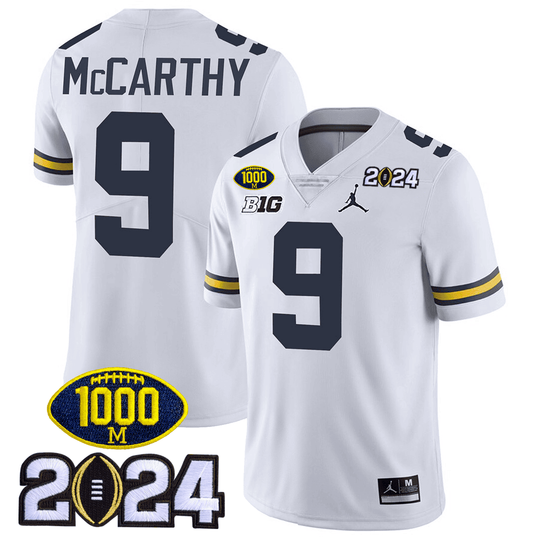 Michigan Wolverines #9 Jersey - Nike Michigan Wolverines #9 White