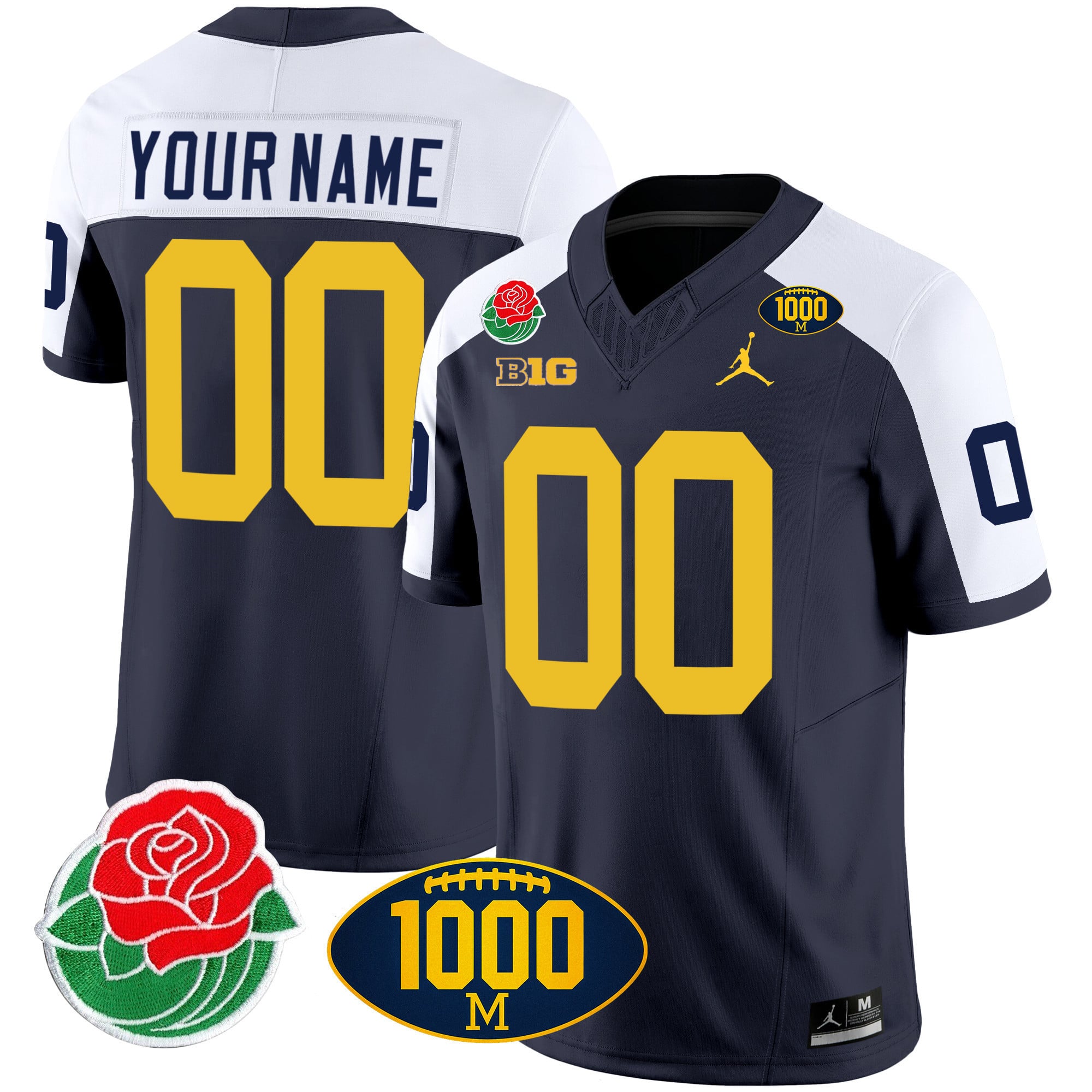 Michigan Wolverines Navy Jersey - Michigan Wolverines Jordan Navy