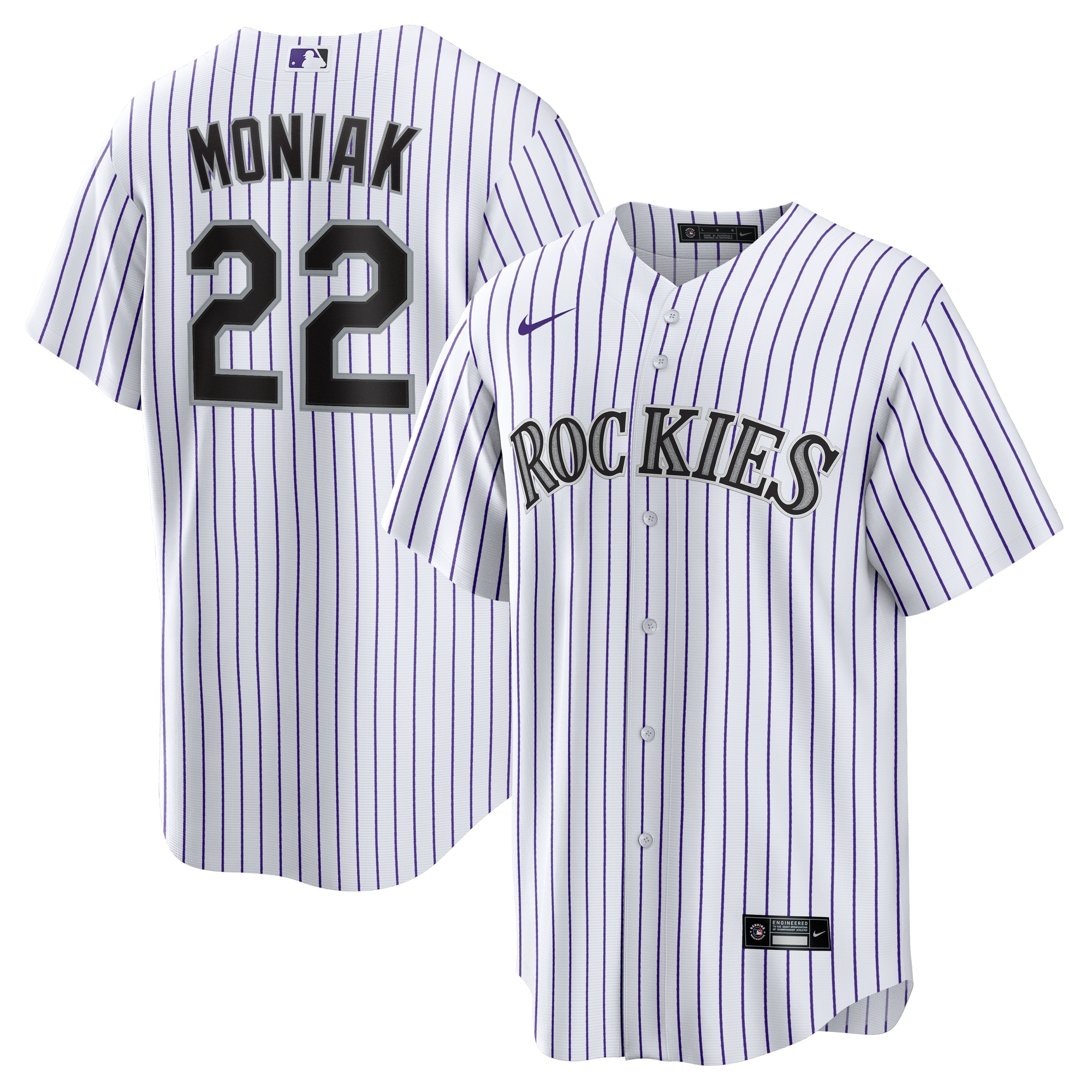Mickey Moniak Colorado Rockies Home Jersey - White