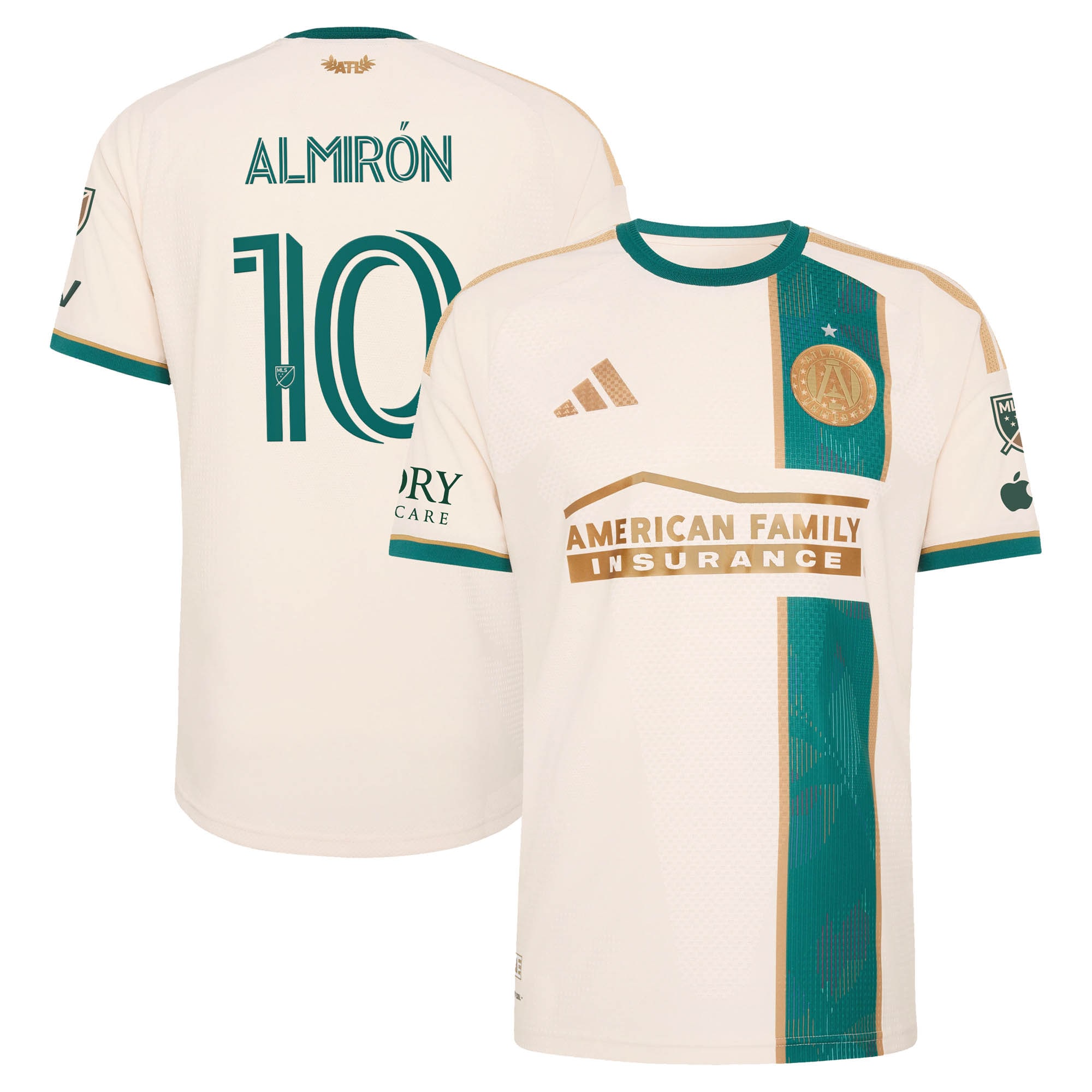 Miguel Almiron Atlanta United FC 2026 Spirit of '96 On-Field Patch Jersey - Tan