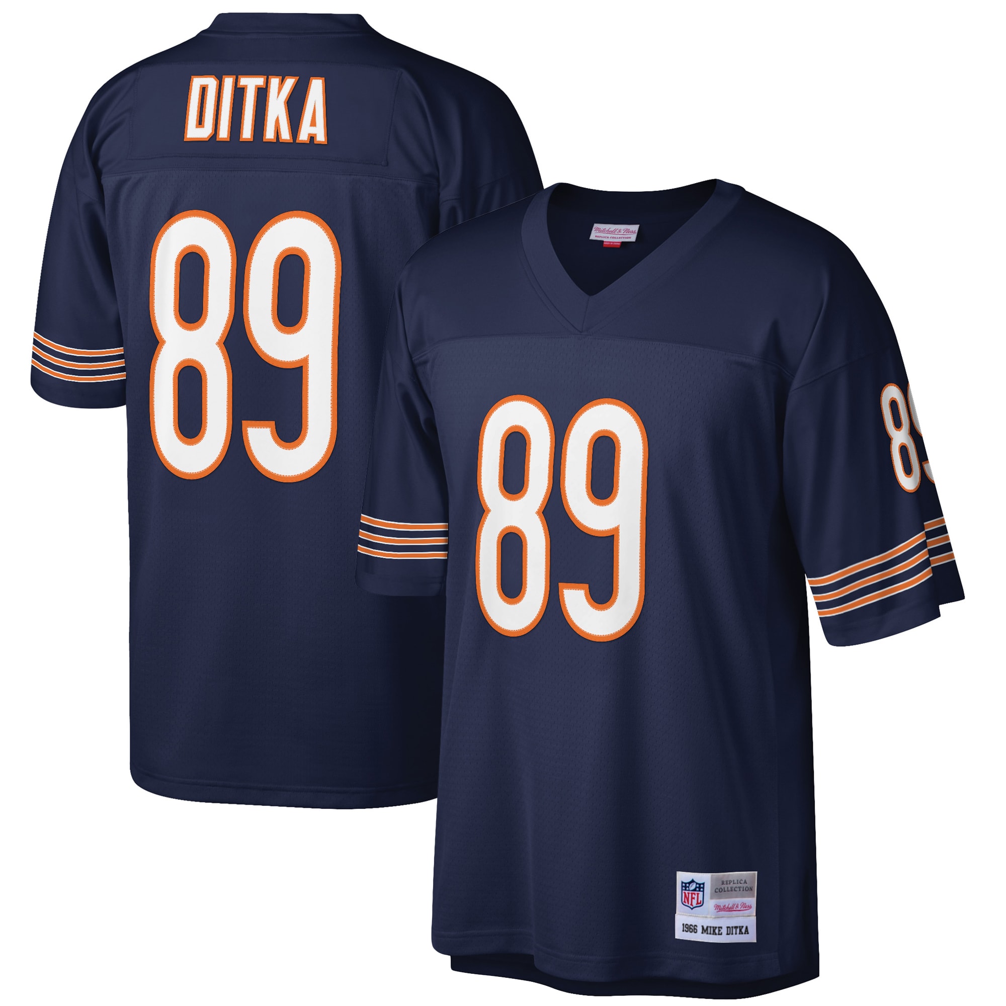 Mike Ditka Chicago Bears Retired Player Legacy Jersey - Navy